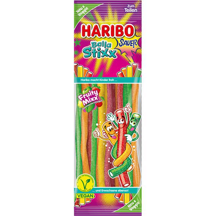 Haribo Balla Stixx Cherry, Strawberry, Apple, Lemon (200g) Vegan