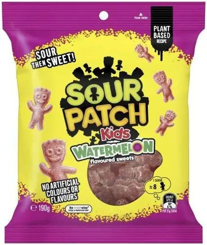 Sour Patch Kids Watermelon NO RED DYES! (190g)