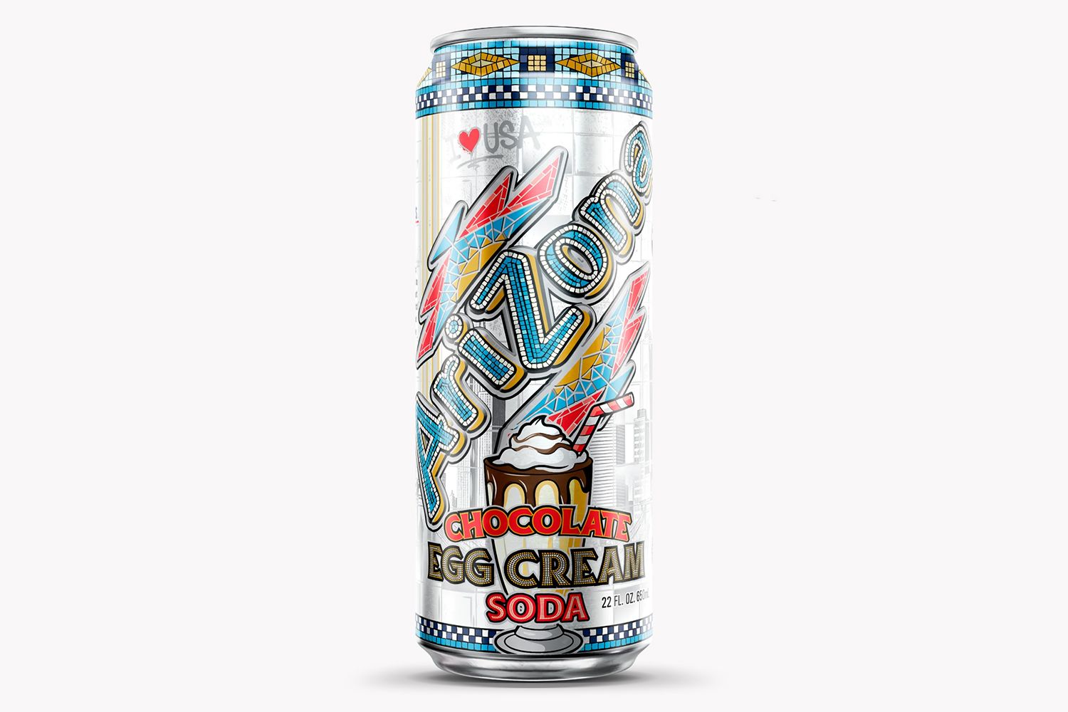 Arizona Chocolate Egg Cream Soda (22oz)
