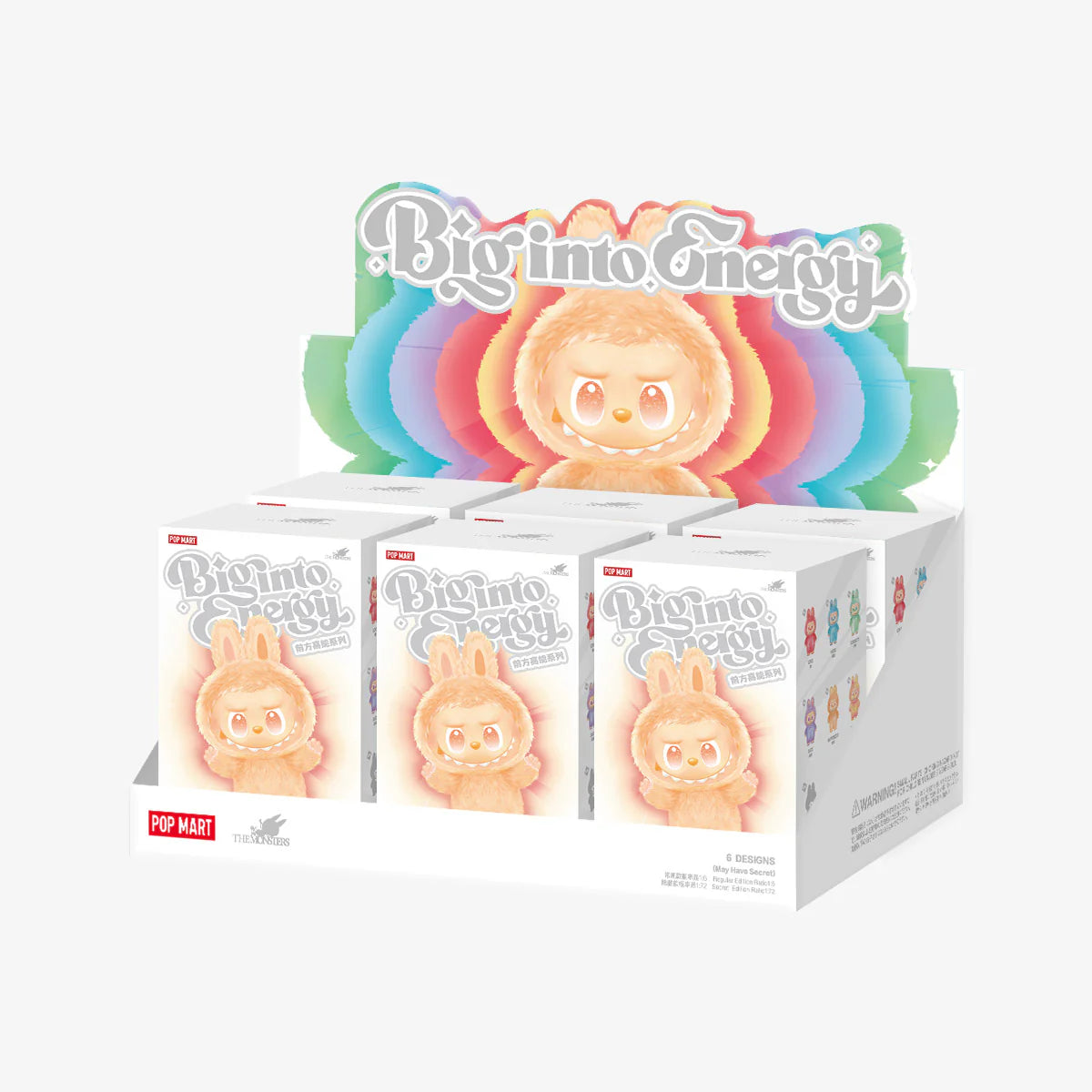 The Monsters Labubu "Big Into Energy" FULL CASE!!!! (6 unopened)