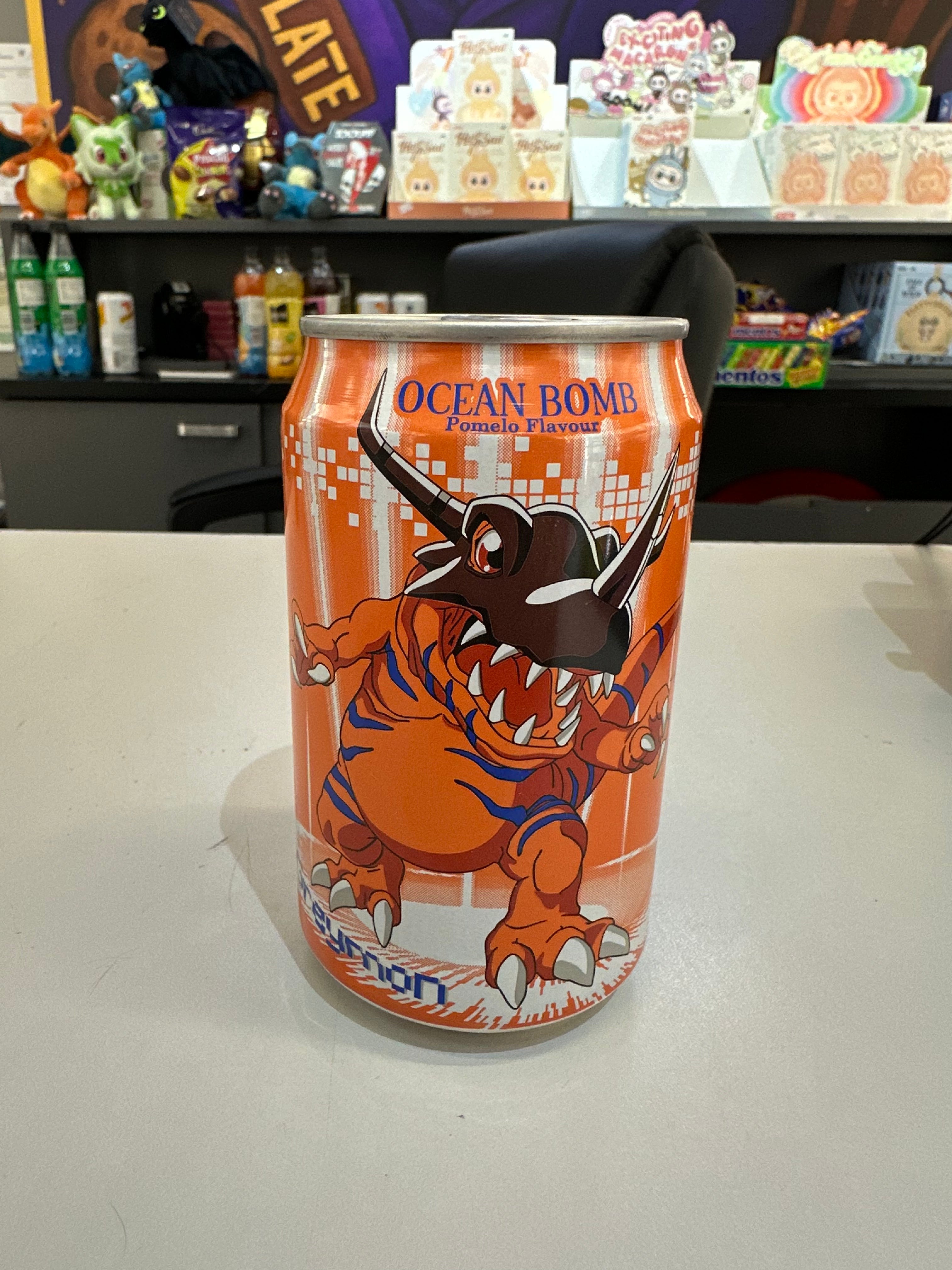 Ocean Bomb Greymon Digimon Pomelo Soda (11.16oz)