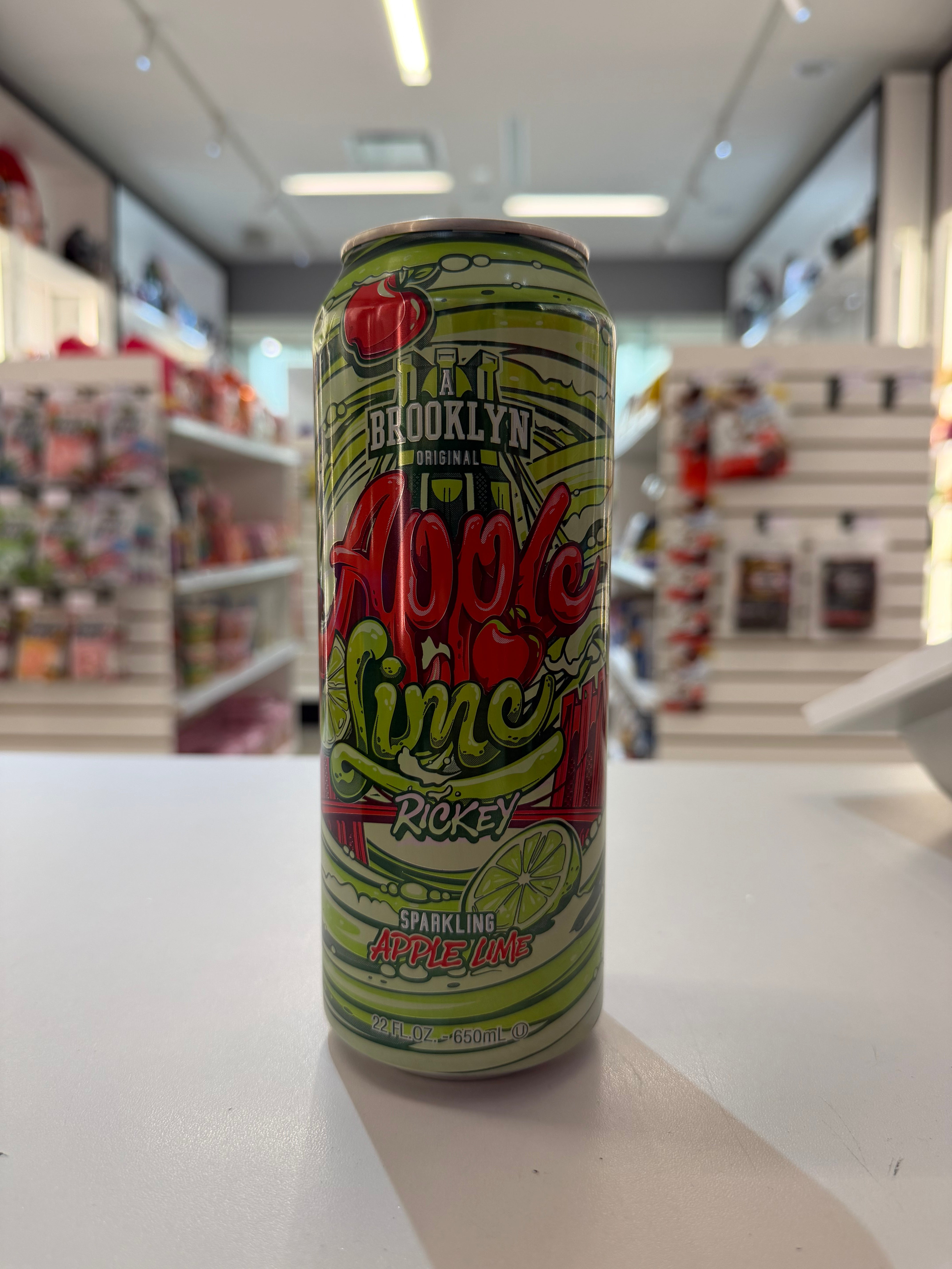 Arizona Brooklyn Original Apple Lime Sparkling (22oz)