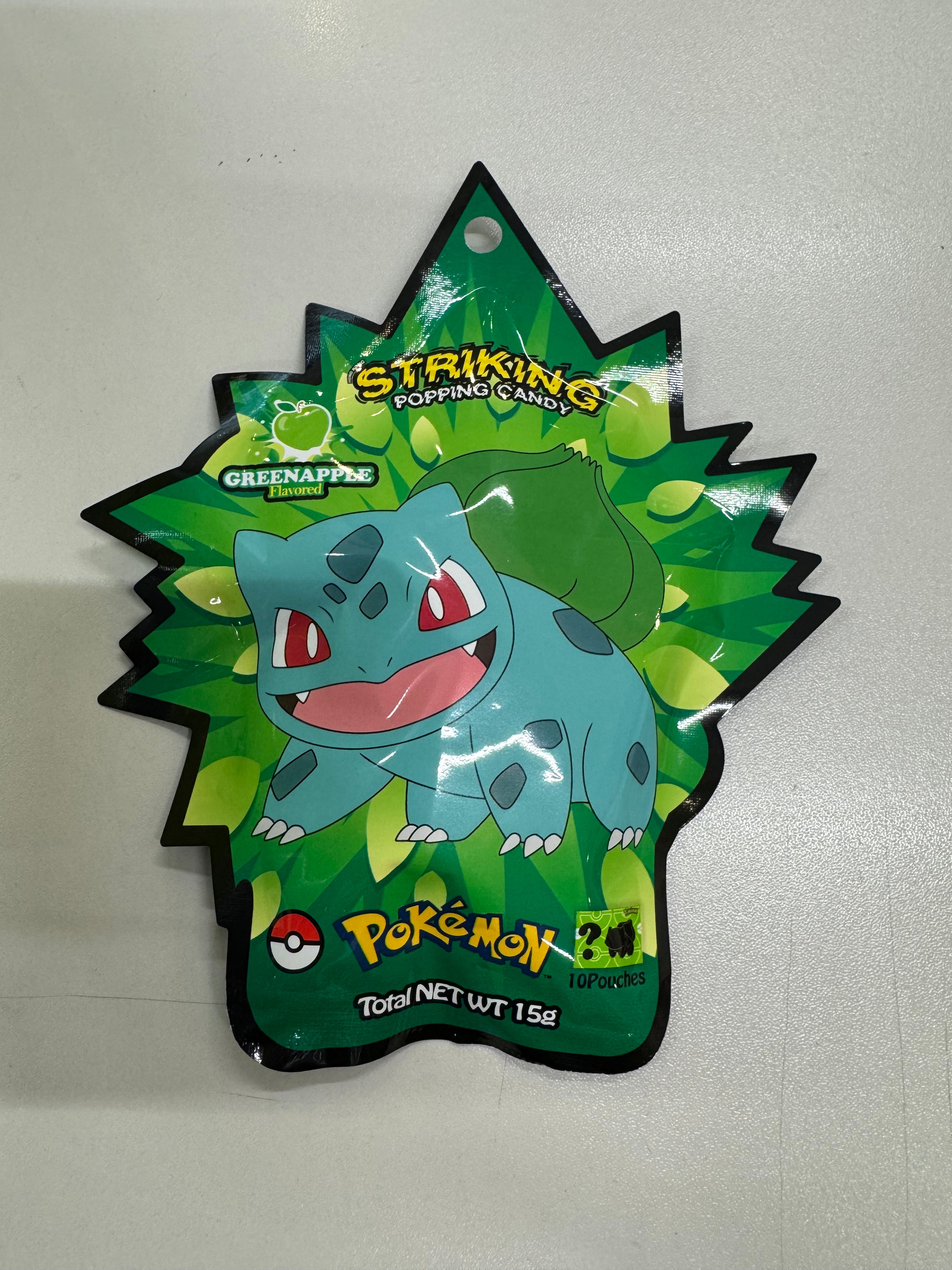 Pokemon Striking Popping Candy Green Apple Flavored (15g)