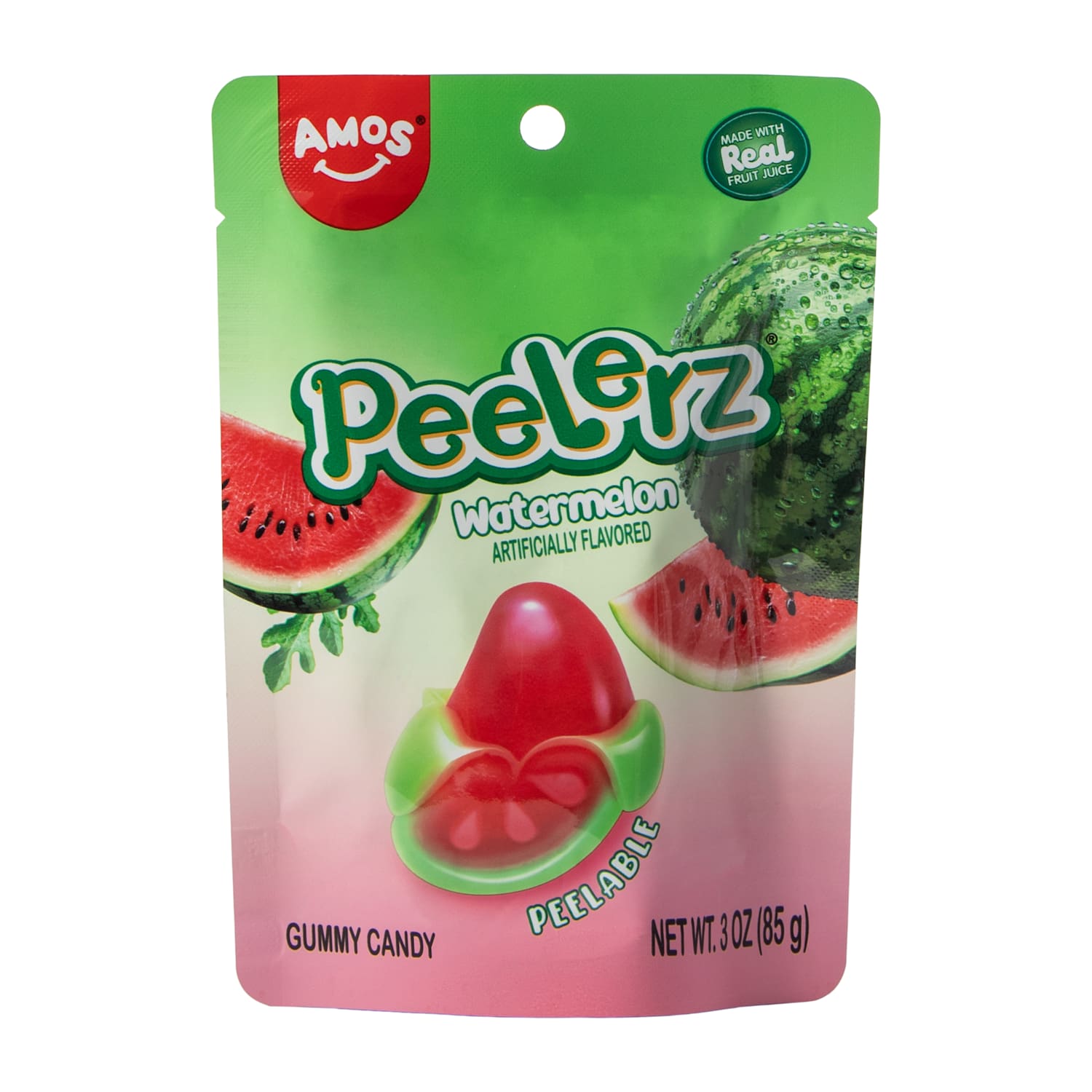 Amos Peelerz Watermelon Gummies (3oz)
