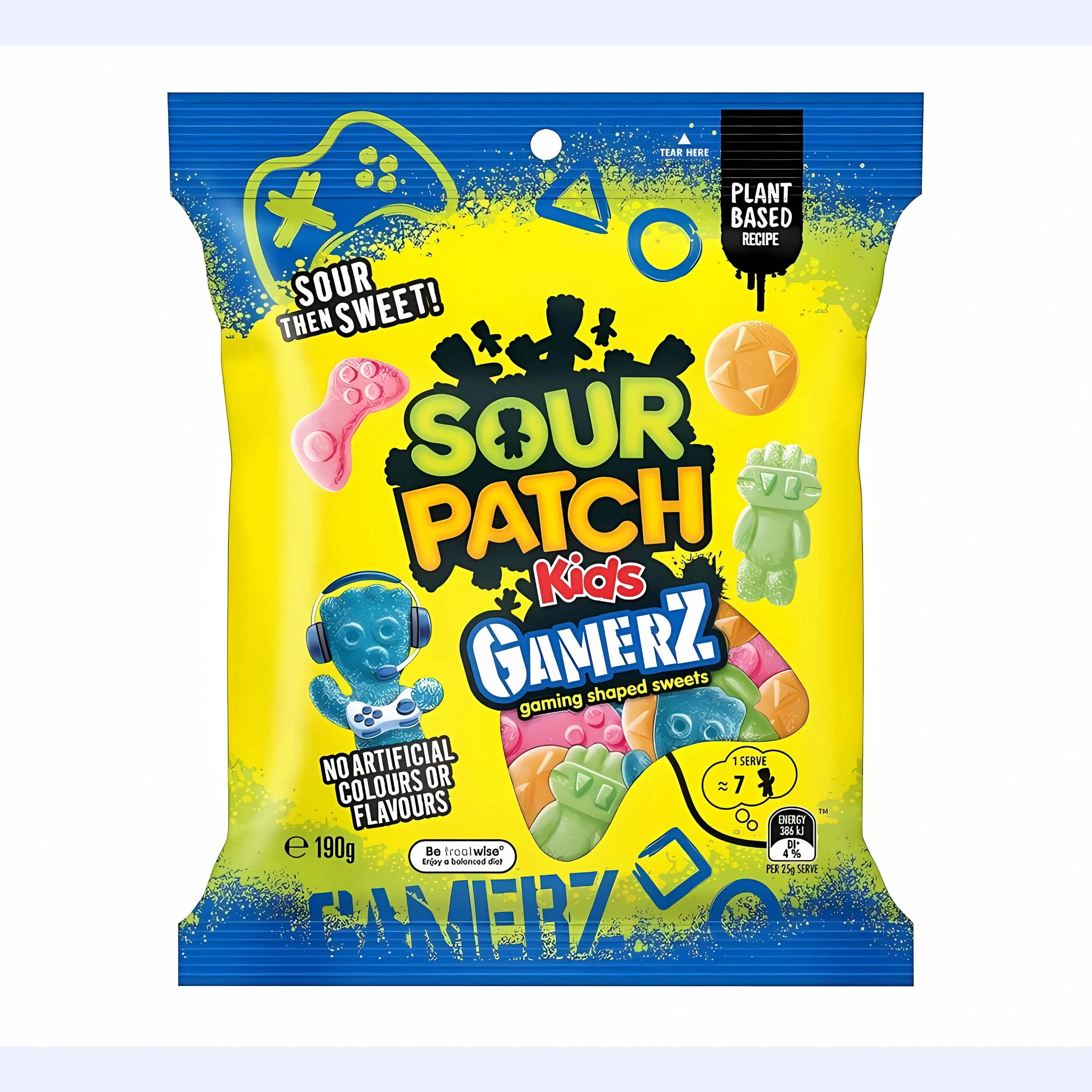 Sour Patch Kids Gamerz NO RED DYES! (190g)