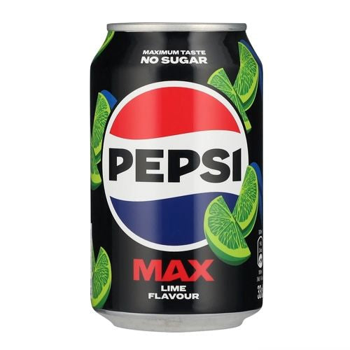 Pepsi Max Lime Zero Sugar (Denmark Version) (330ml)
