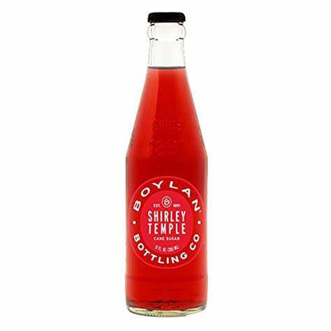 Boylan Shirley Temple made with CANE SUGAR! No food dyes!! (12oz)