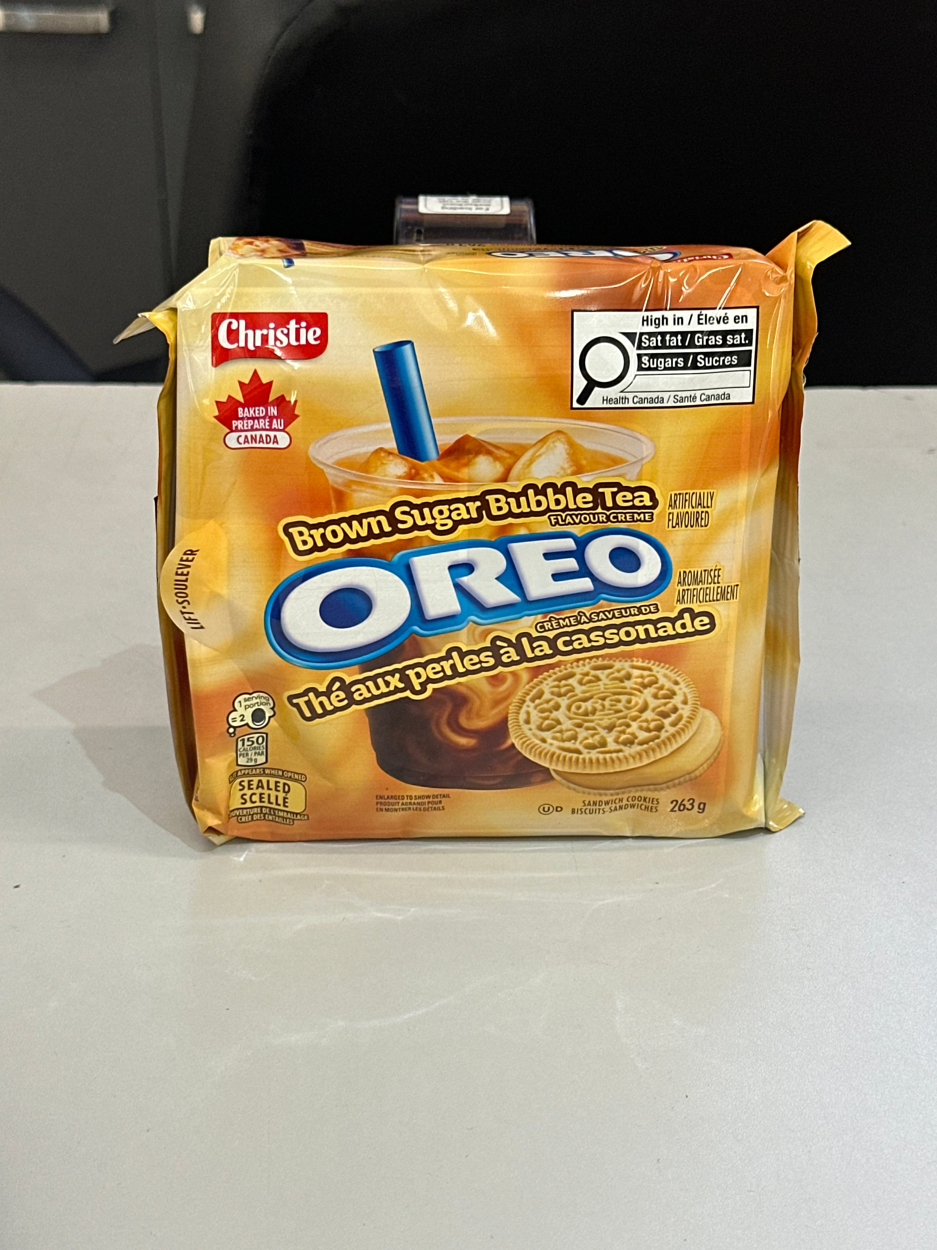 Oreo Brown Sugar Bubble Tea (263g)