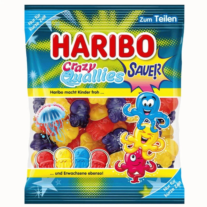 Haribo Sour Crazy Quallies (160g)