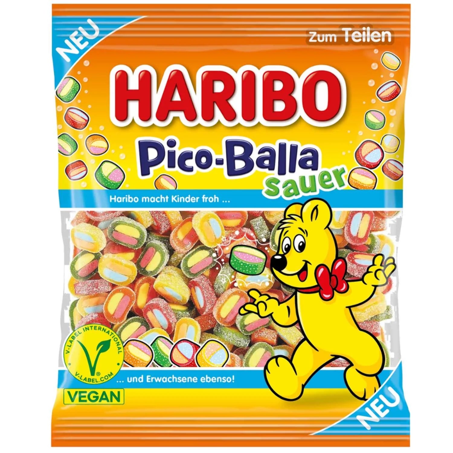 Haribo Sour Pico Balla (160g) (Vegan!)