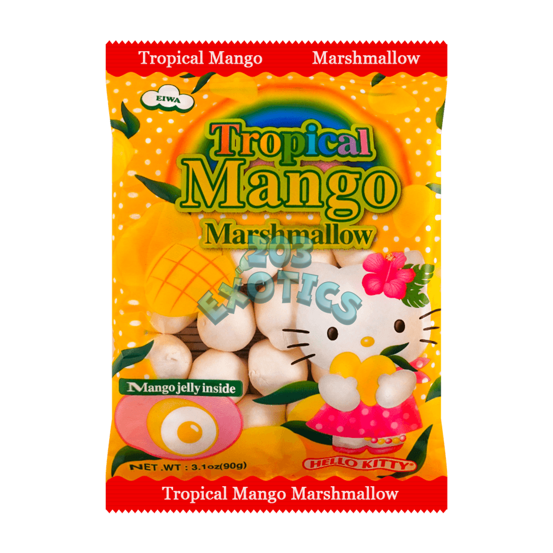 Eiwa Hello Kitty Tropical Mango Marshmallows (90G)