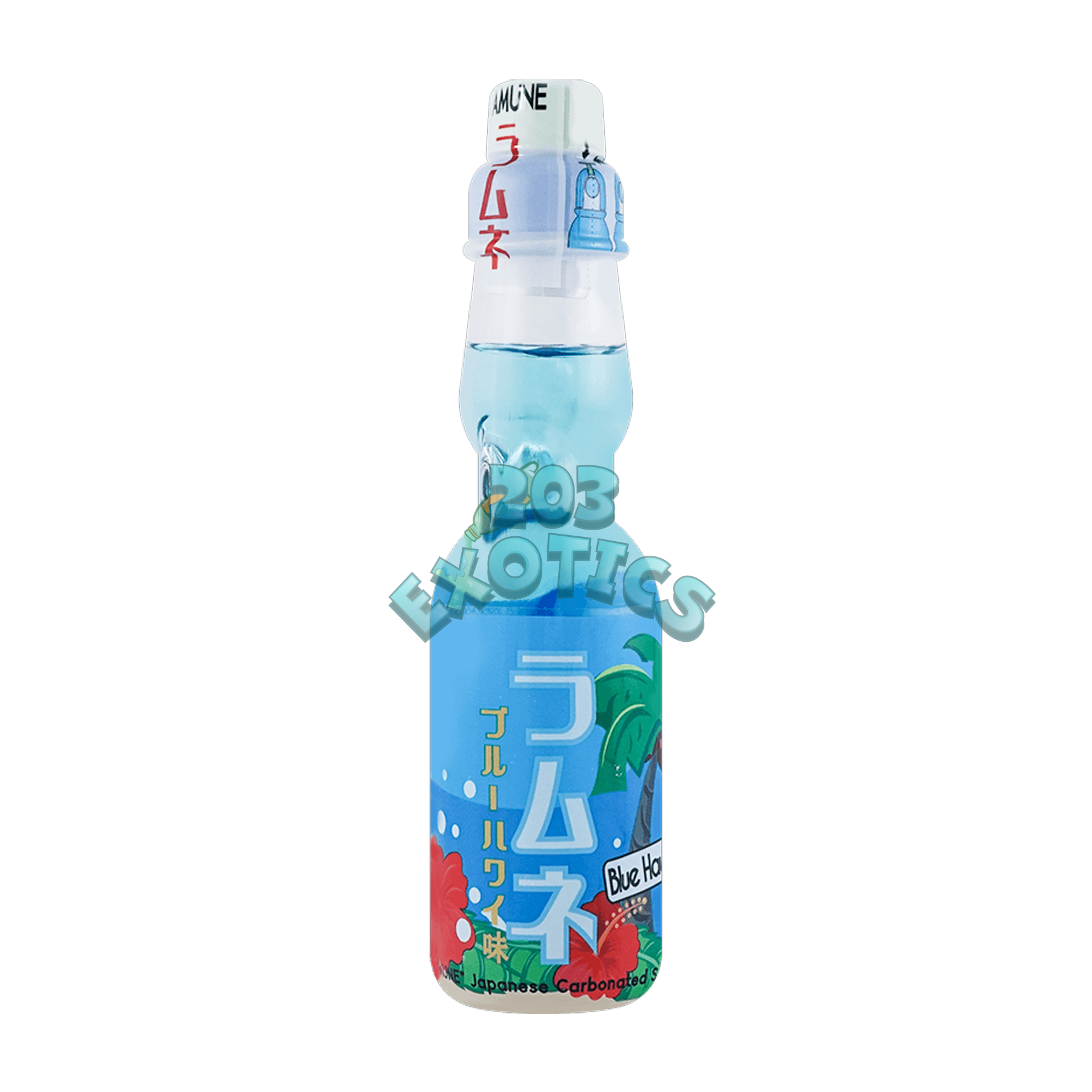 Hatakosen Blue Hawaii Ramune (200ml)