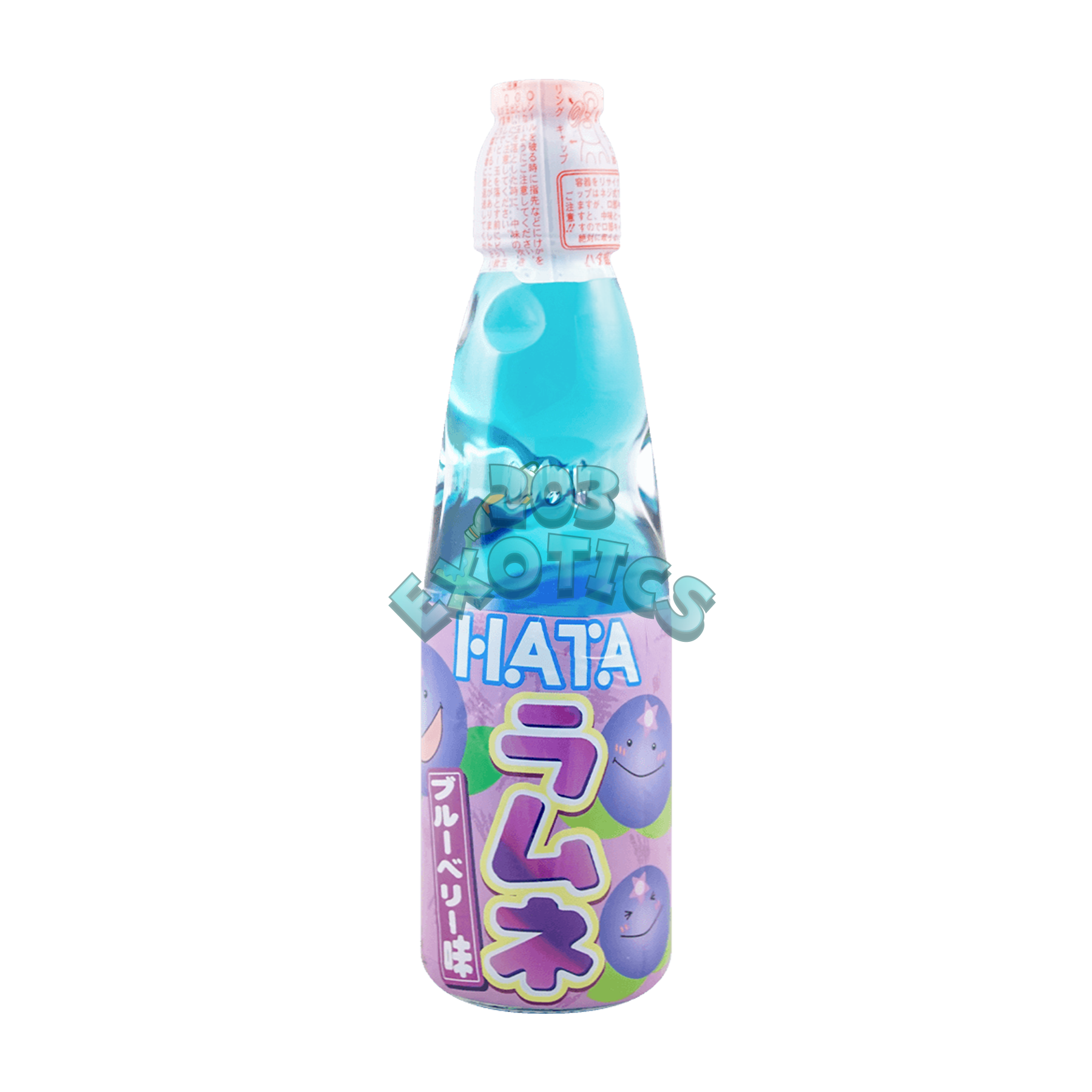 Hatakosen Blueberry Japanese Soda (200ml)