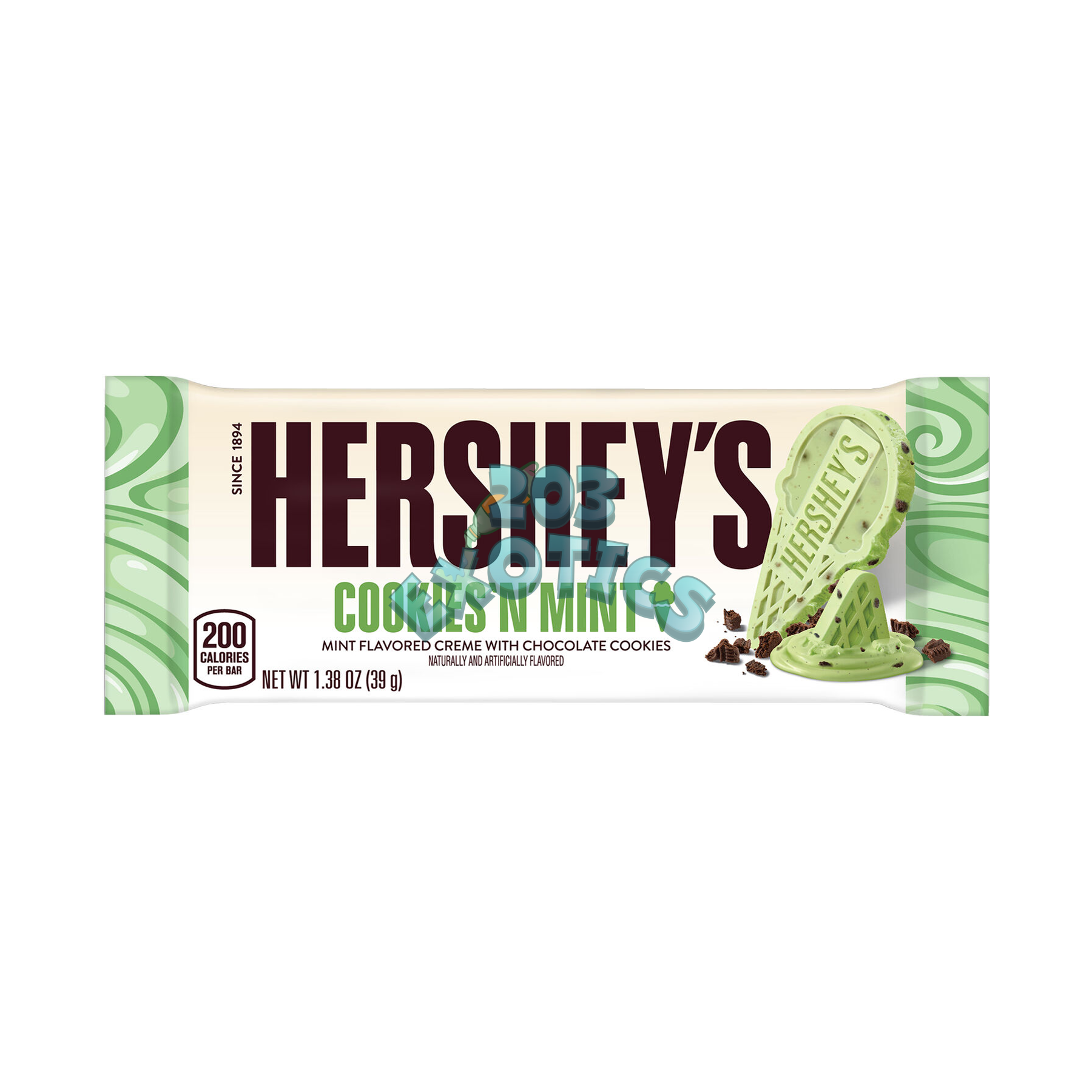 Hershey's Ice Cream Shop Cookies N Mint Candy Bar