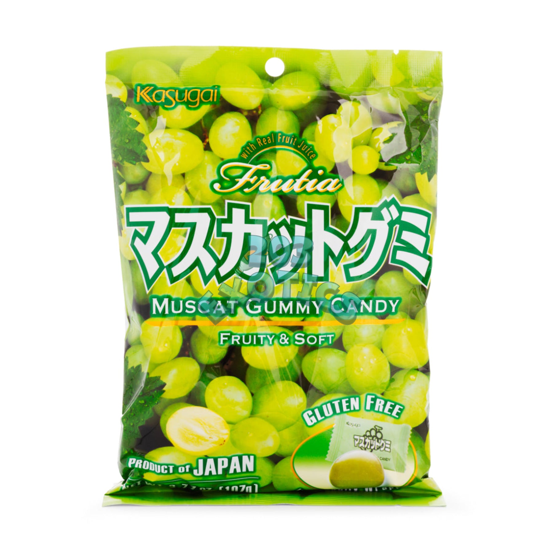 Kasugai Frutia Muscat (White Grape) Gummy (107g)