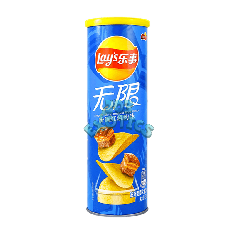 Lay's Finger Licking Braised Pork Flavored Chips (90g)