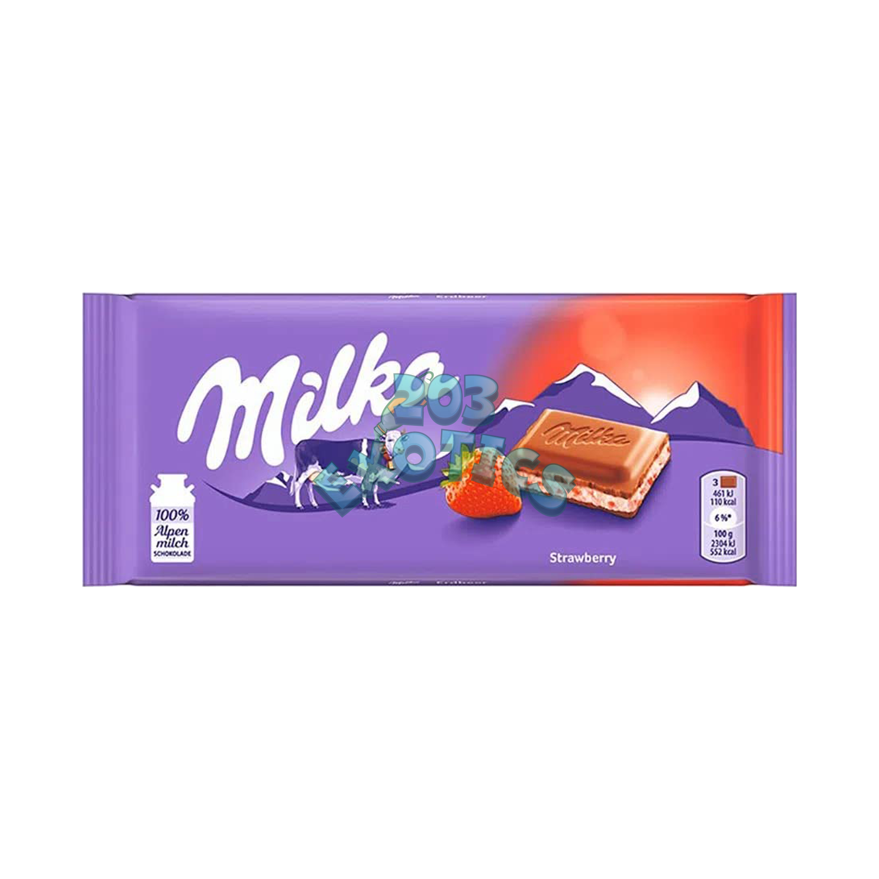 Milka Strawberry (100g)
