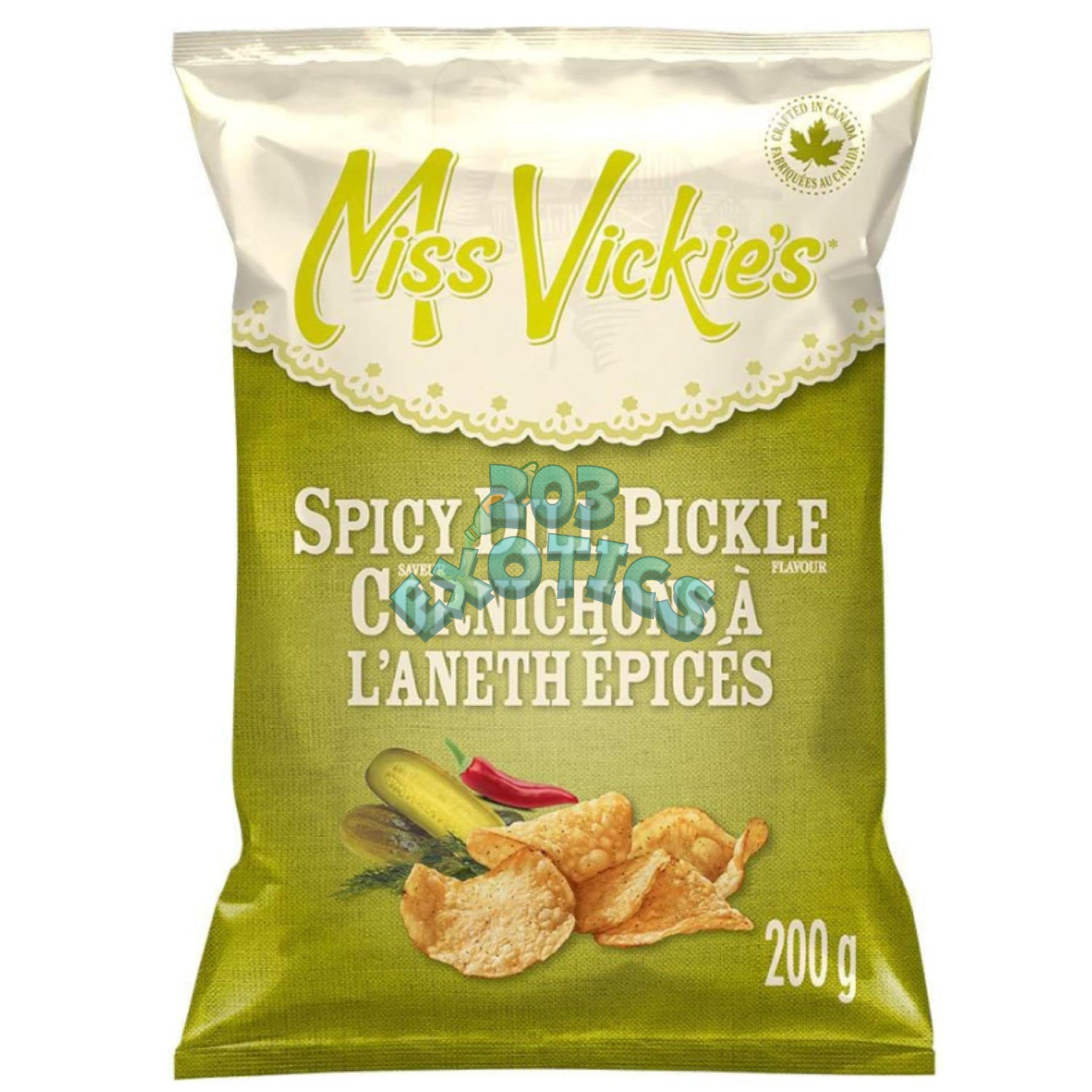 Miss Vickies Spicy Dill Pickle Flavored Chips (200G)