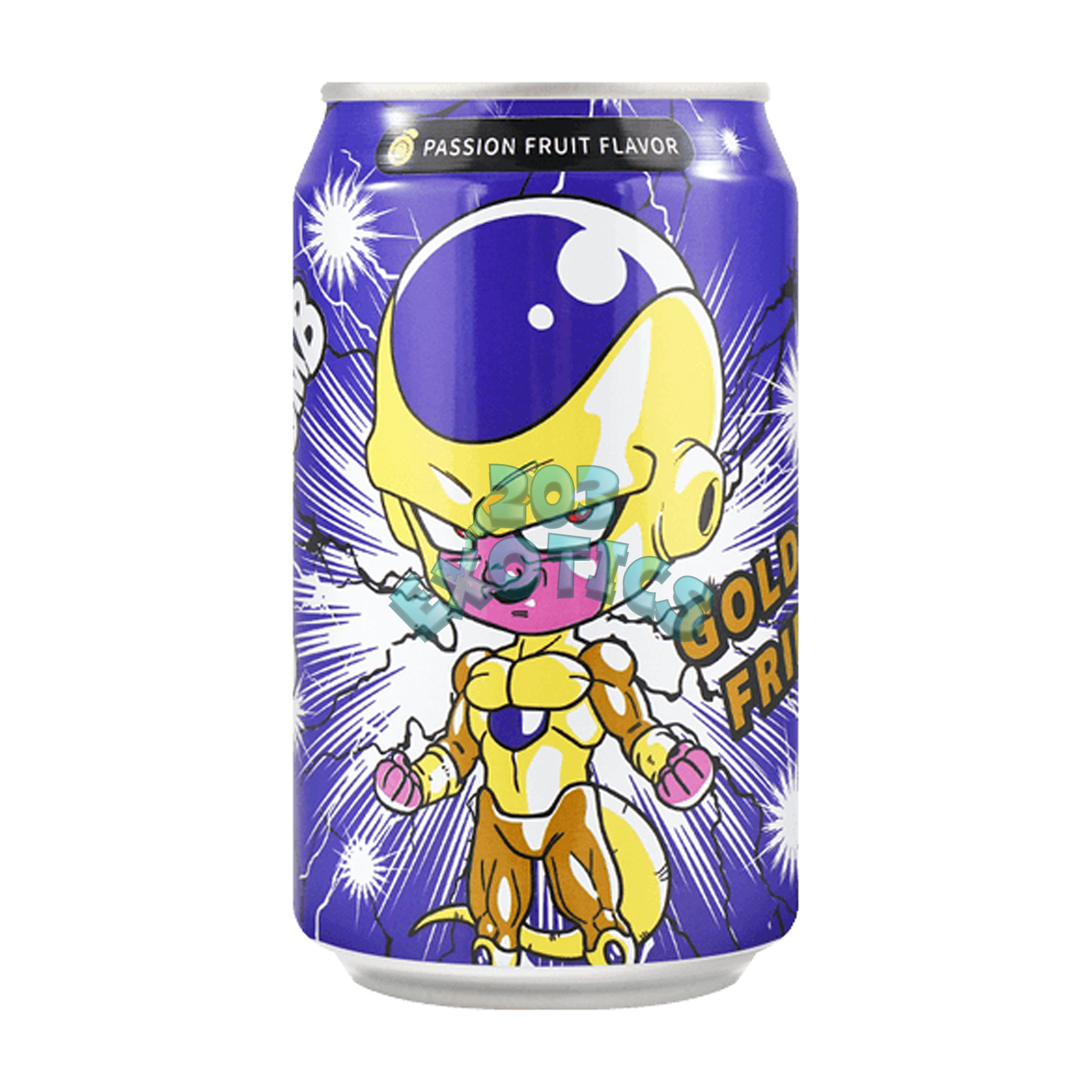 Ocean Bomb Dragon Ball Golden Frieza Passion Fruit Sparkling Water Flavor