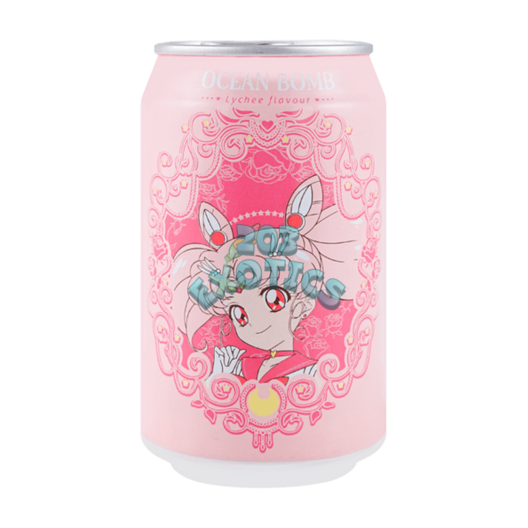 Ocean Bomb Sailor Moon Sparkling Water Lychee Flavor