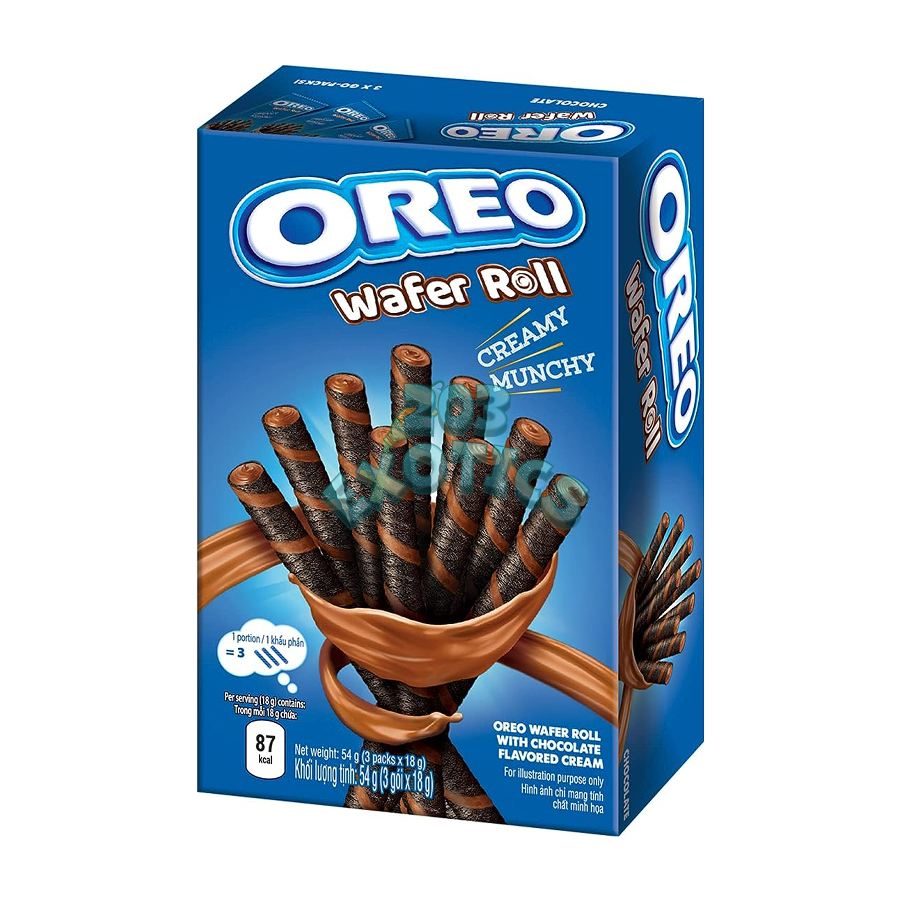 Oreo Chocolate Wafer Rolls (108G)