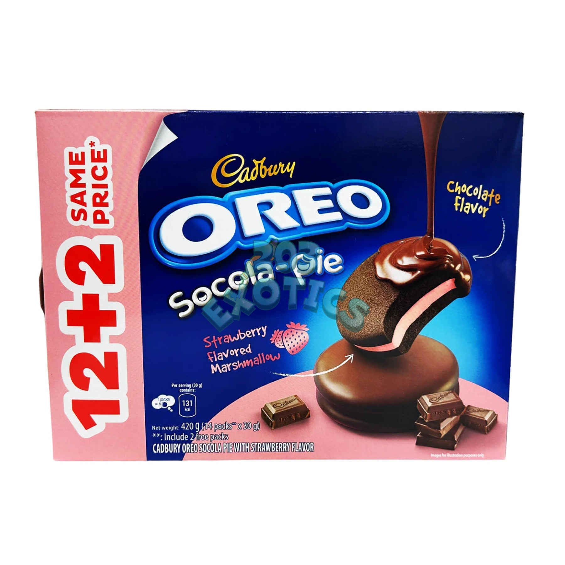 Oreo Socola Pie Strawberry (14 Pieces)