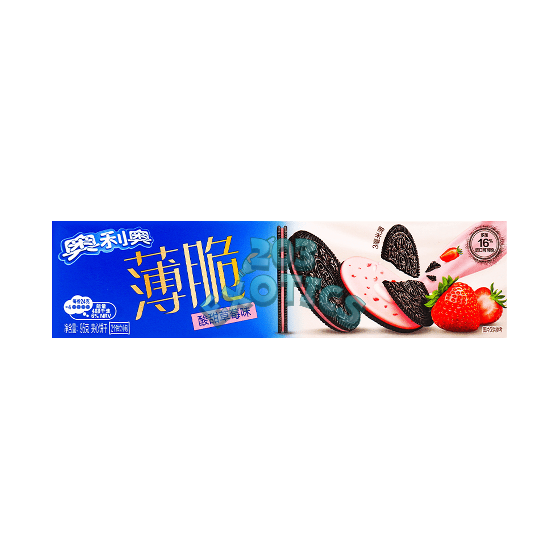 Oreo Thin Sweet And Sour Strawberry (95G)