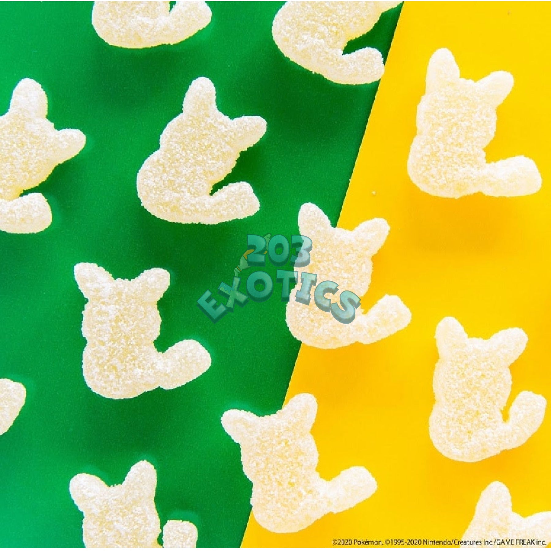 Pokemon Puré Lemon & Blue Raspberry Gummies(63G)