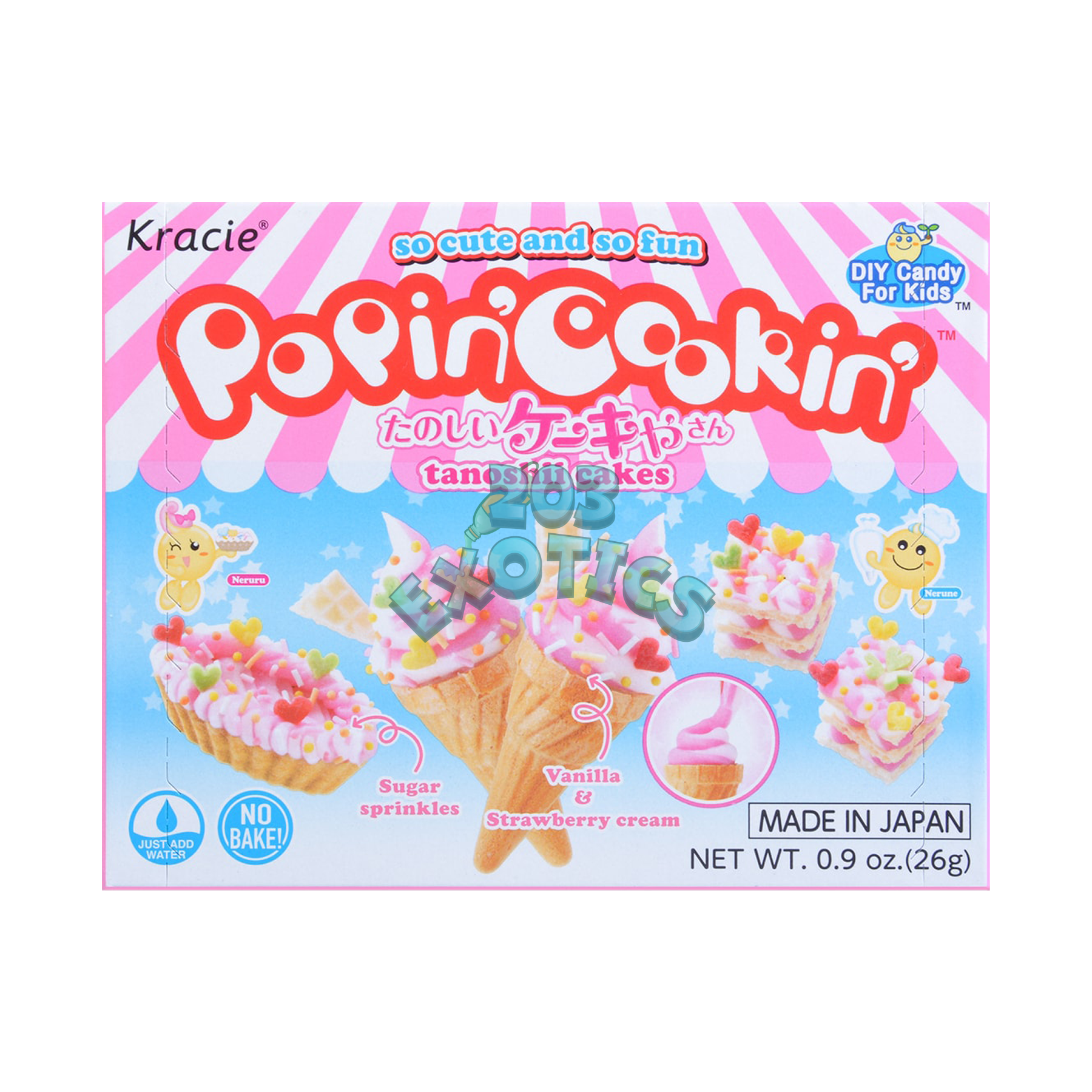 Popin' Cookin' DIY Cake Shop Ice Cream Cone Frosting Desserts (26g)