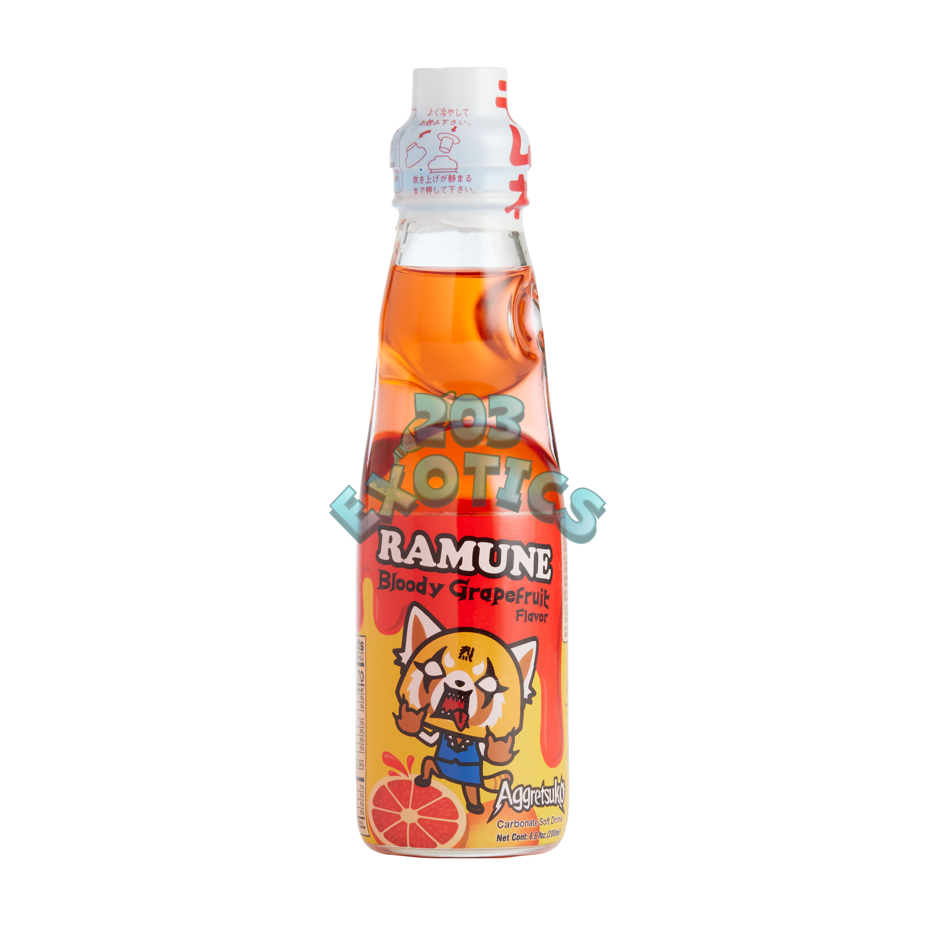 Ramune Aggretsuko Bloody Grapefruit (200ml)
