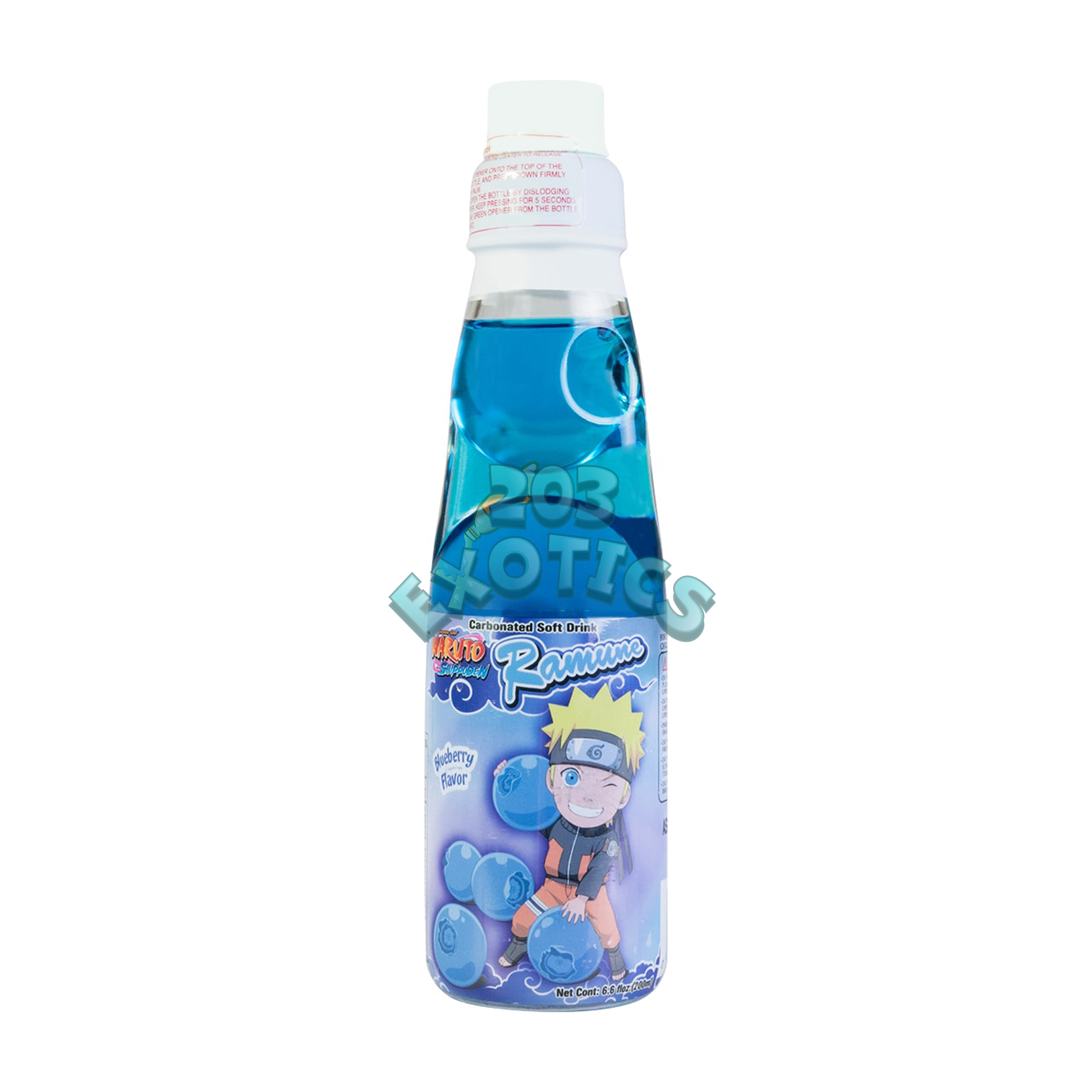 Ramune Naruto Shippuden Naruto Blue Raspberry (200ml)