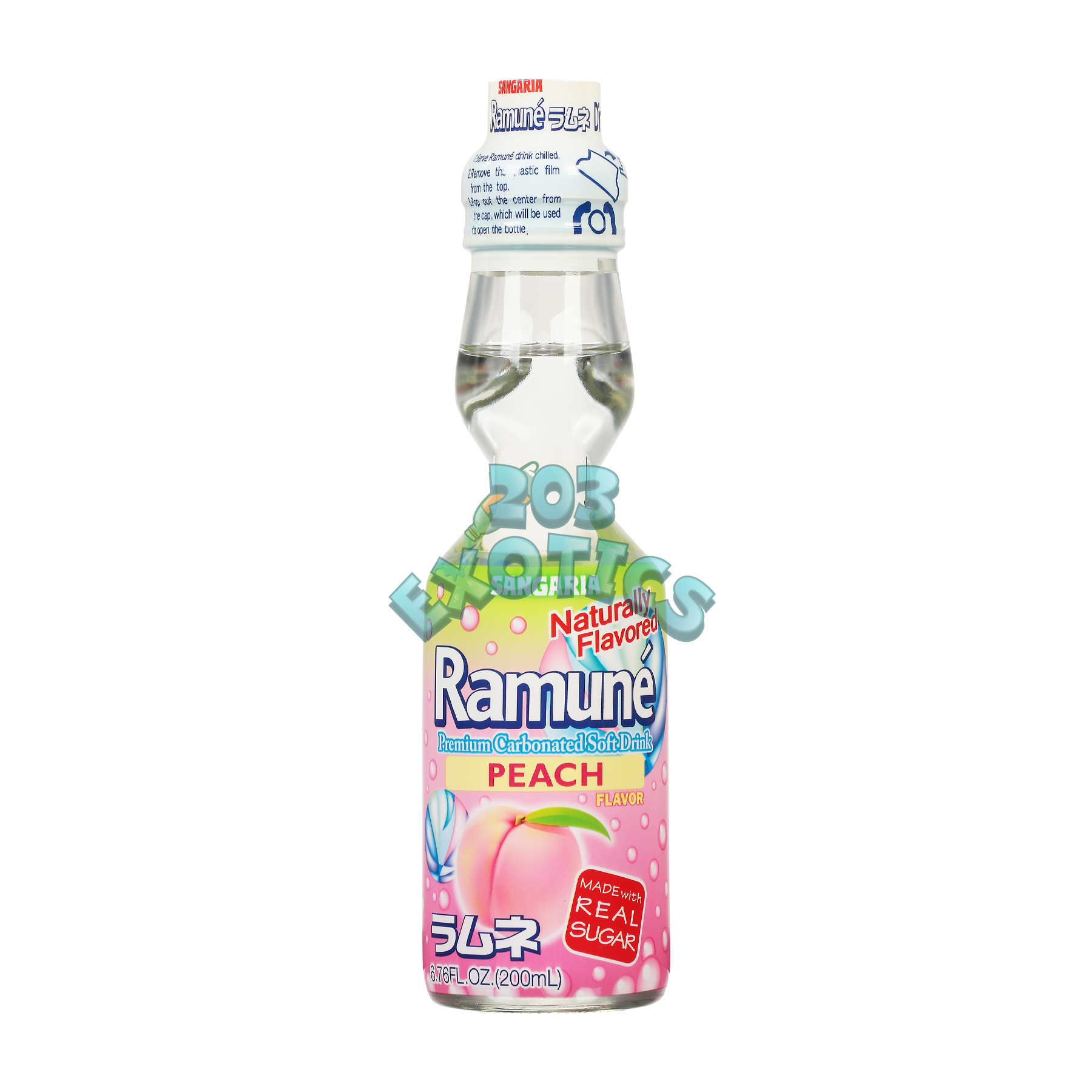 Sangaria Ramuné Peach Juice (200ml)