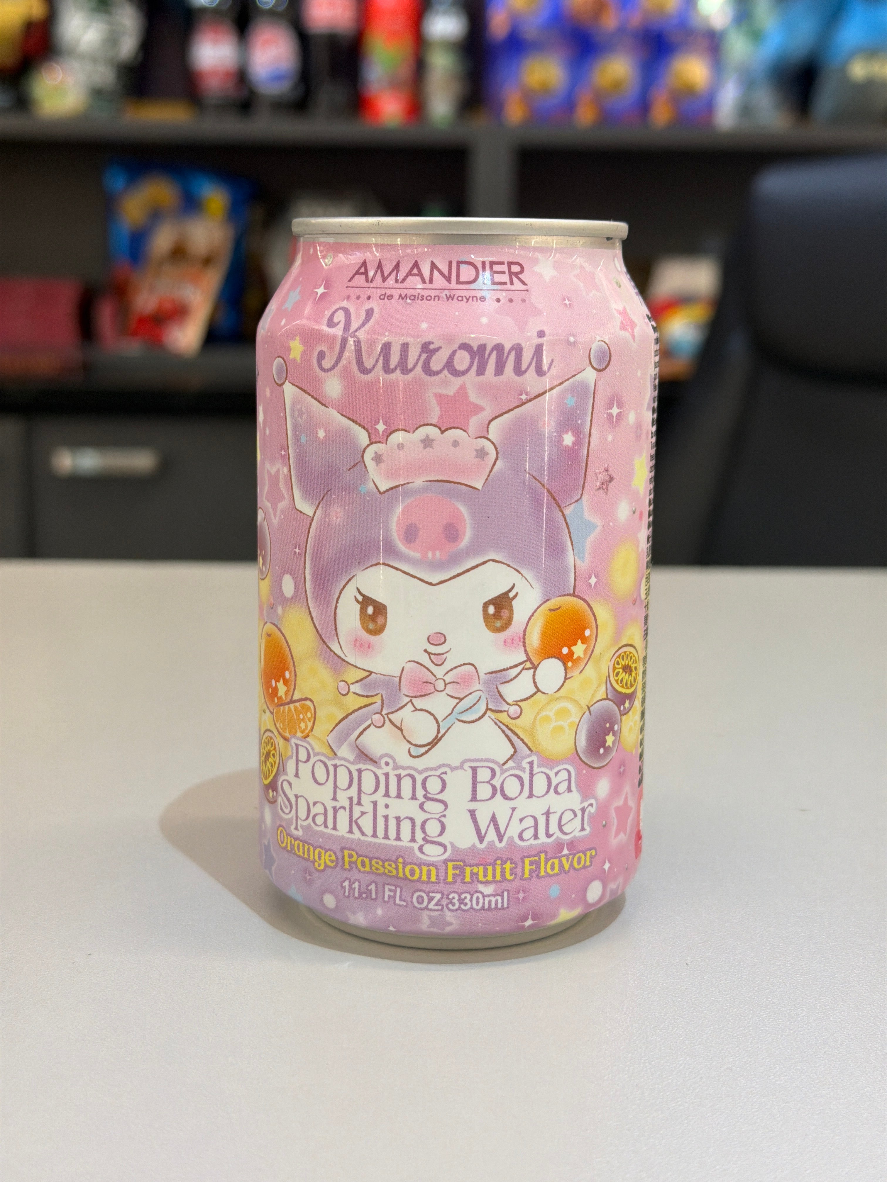 Kuromi Passion Fruit & Orange Soda (12oz)
