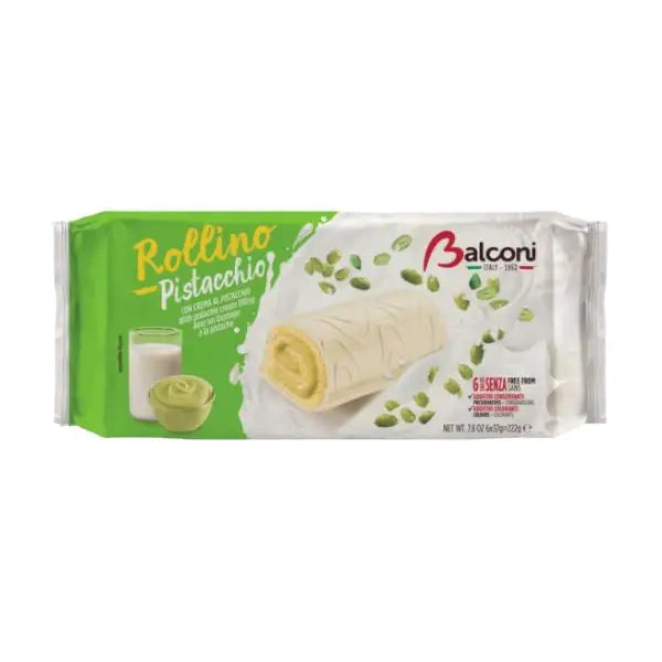 Balconi Rollino White Chocolate & Pistachio (222g)