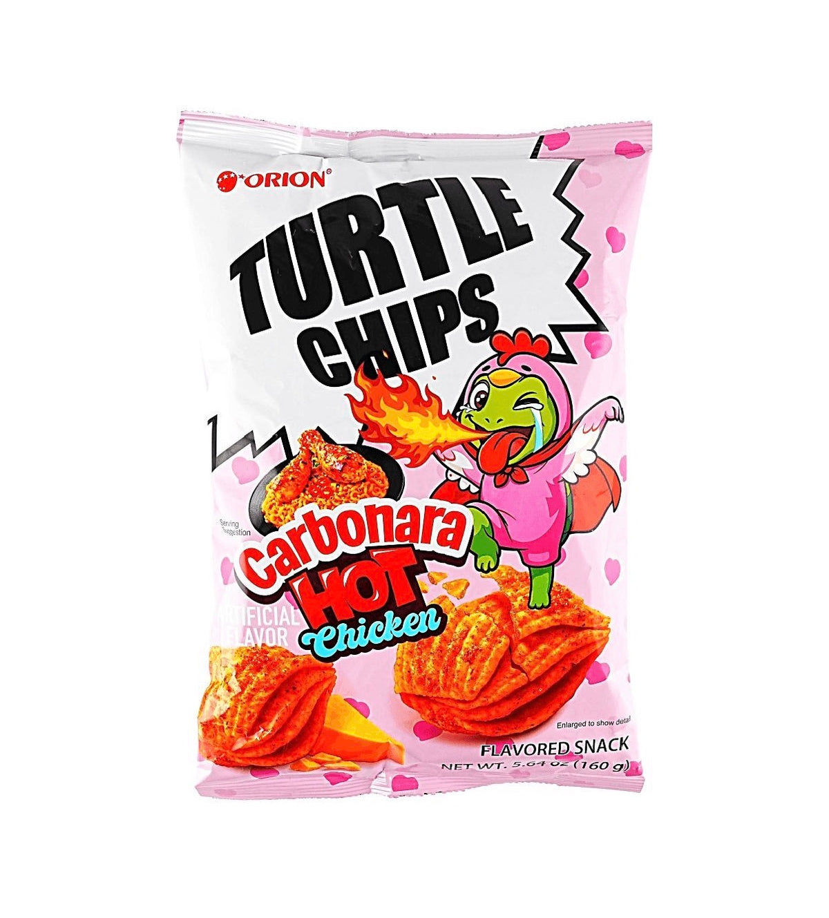 Turtle Chips Carbonara Hot Chicken (160g)