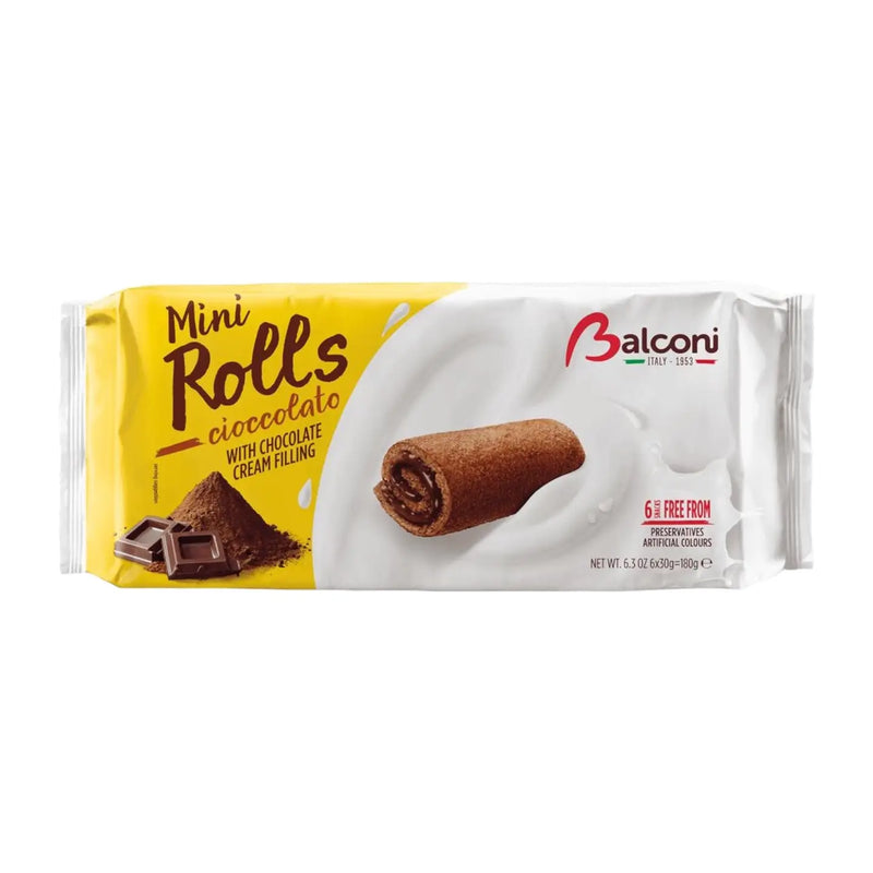 Balconi Rollino with Chocolate Cream Filling (180g)