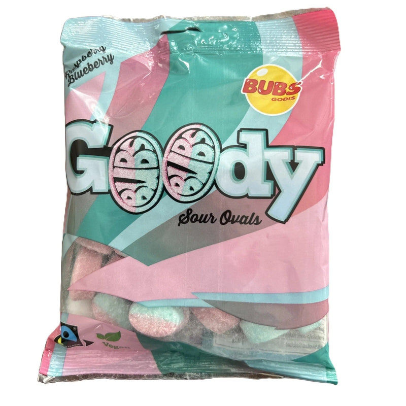 Swedish Candy Bubs Raspberry Blueberry (90g)