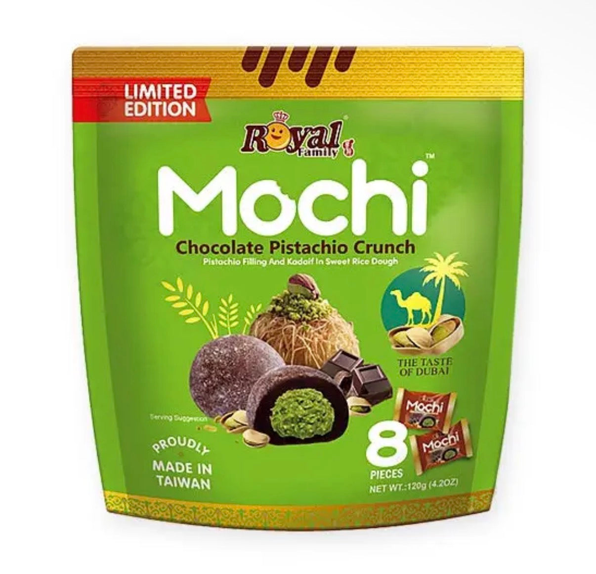 Royal Mochi Dubai Chocolate (8 Pieces)