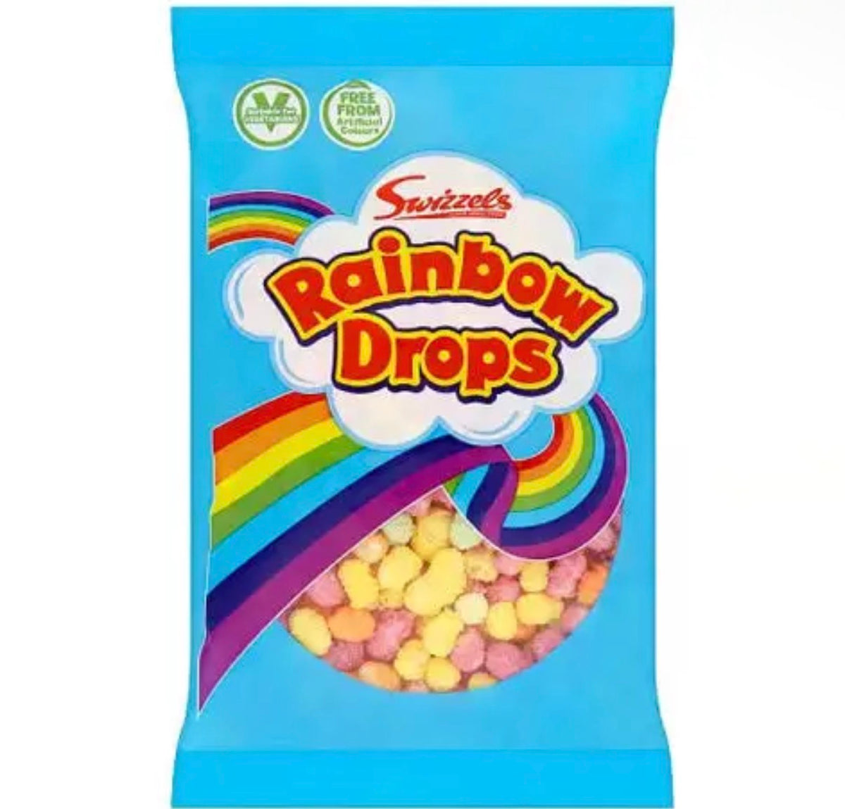 Swizzels Rainbow Drops (32g) Vegetarian!