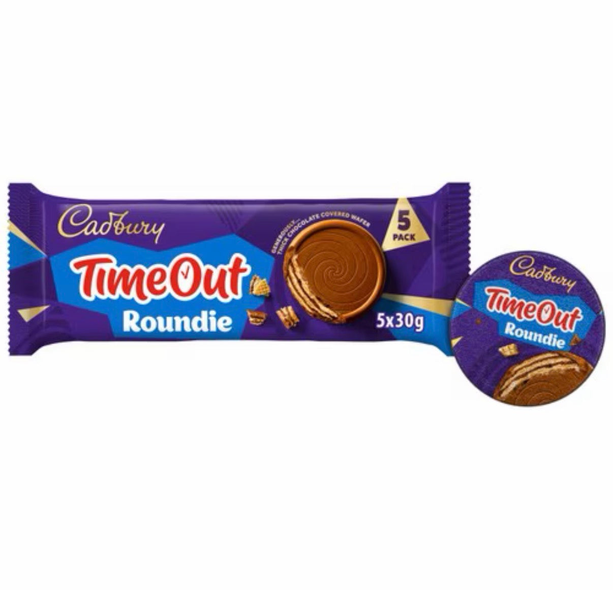 Cadbury Timeout Roundie 5 Pack (5X30g)