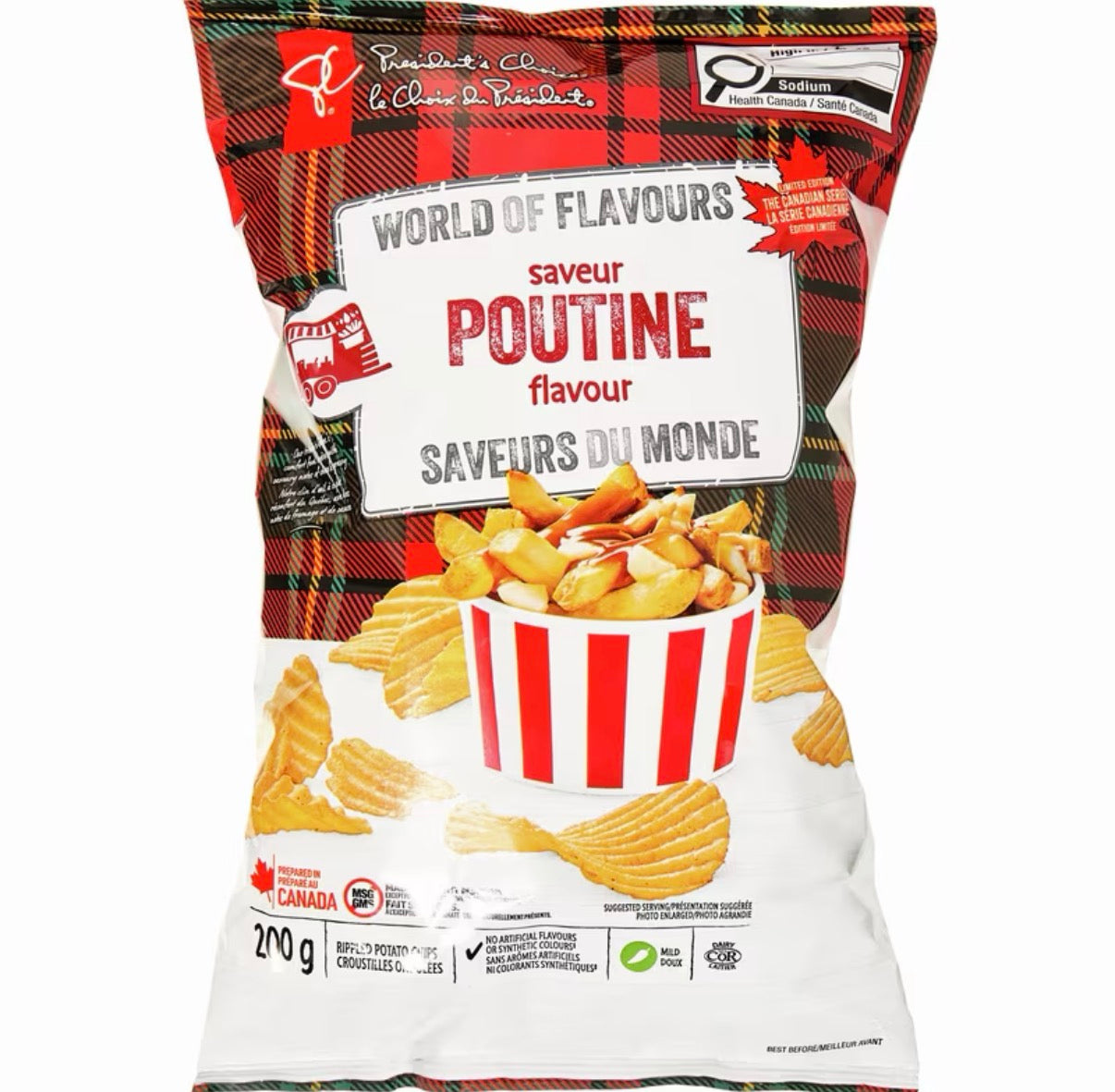 World of Flavors Poutine Flavor (200g) No MSG! No Artificial Colors!