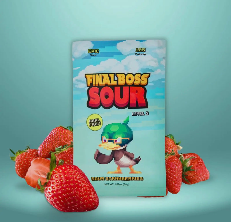 Final Boss Sour Strawberries (30g)