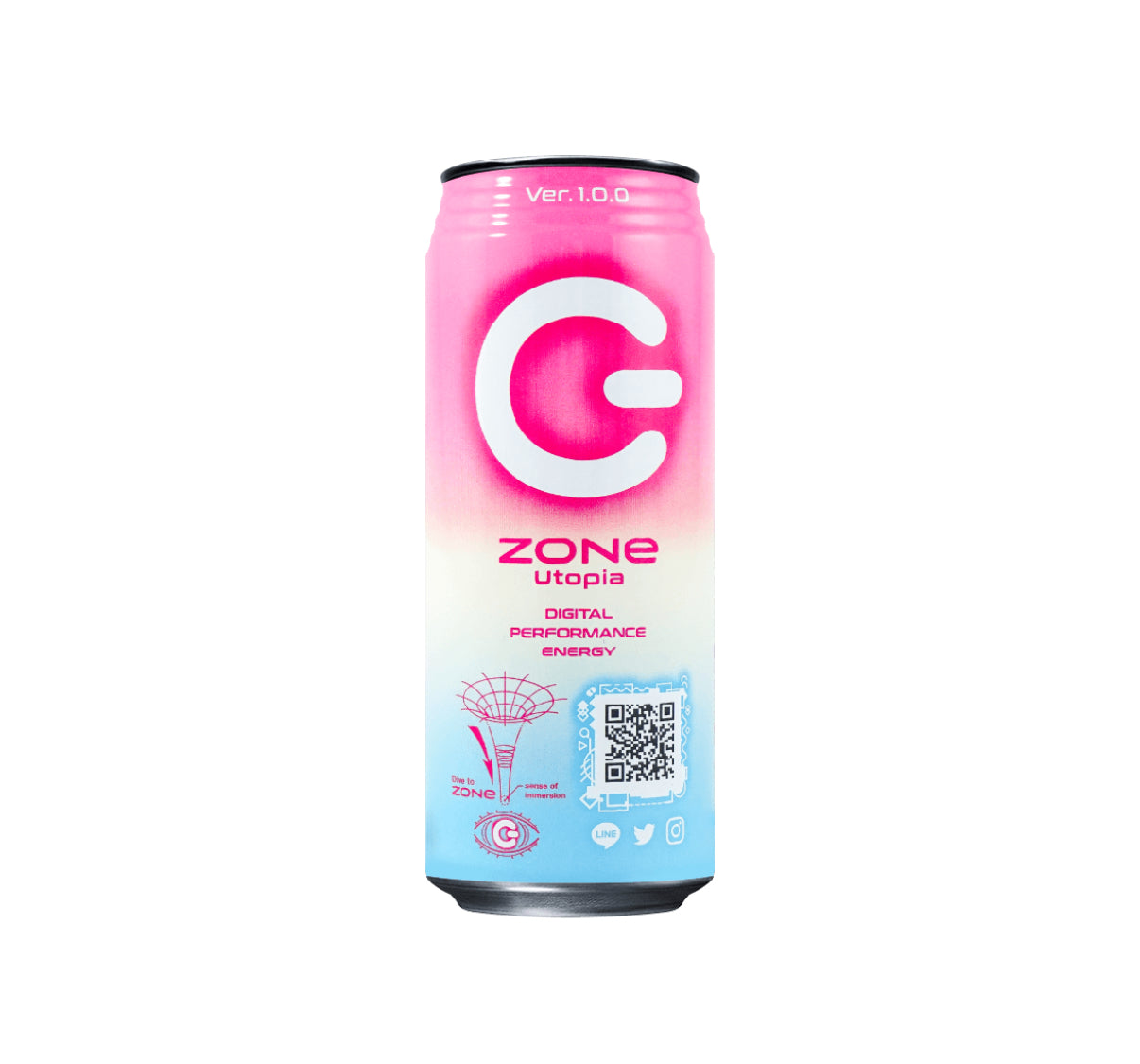 G-Zone Utopia Apple Peach Energy Drink (500ml)