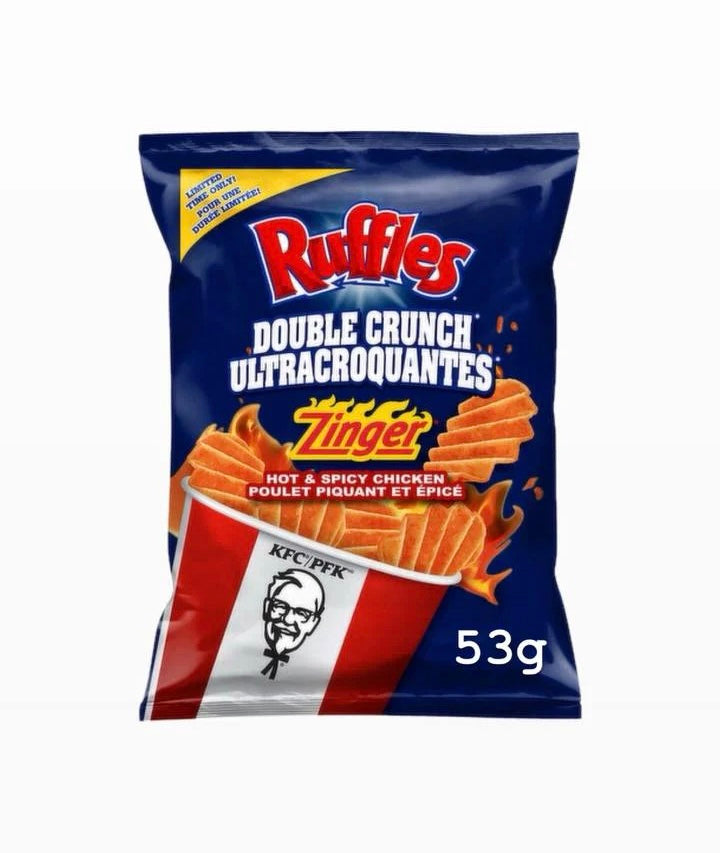 Ruffles KFC Zinger Spicy Chicken Chips (53g)