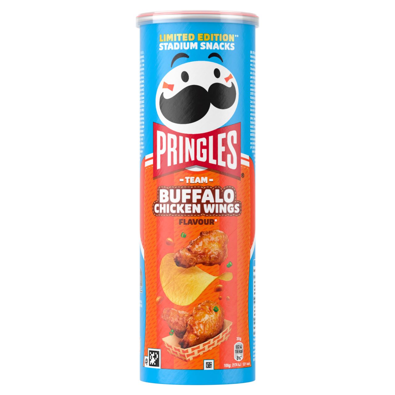 Pringles Team Buffalo Chicken Wings (165g) suitable for vegetarians!