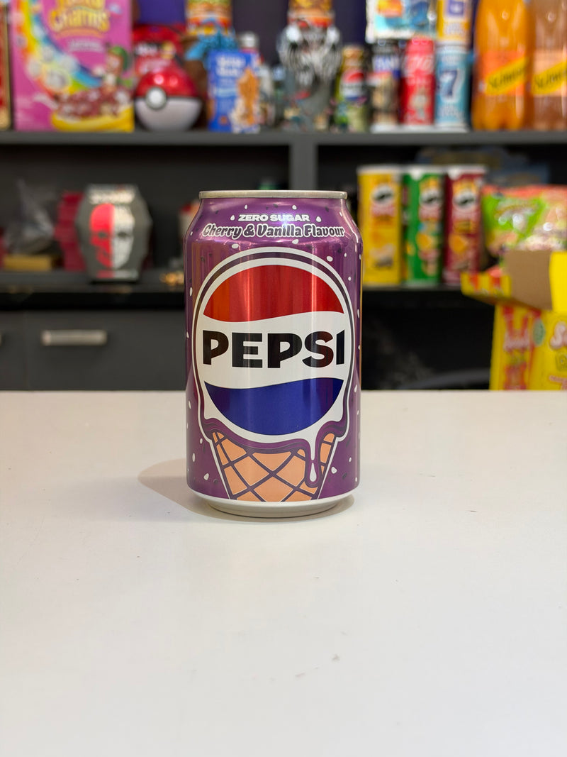 Pepsi Cherry & Vanilla Zero Sugar (330ml)