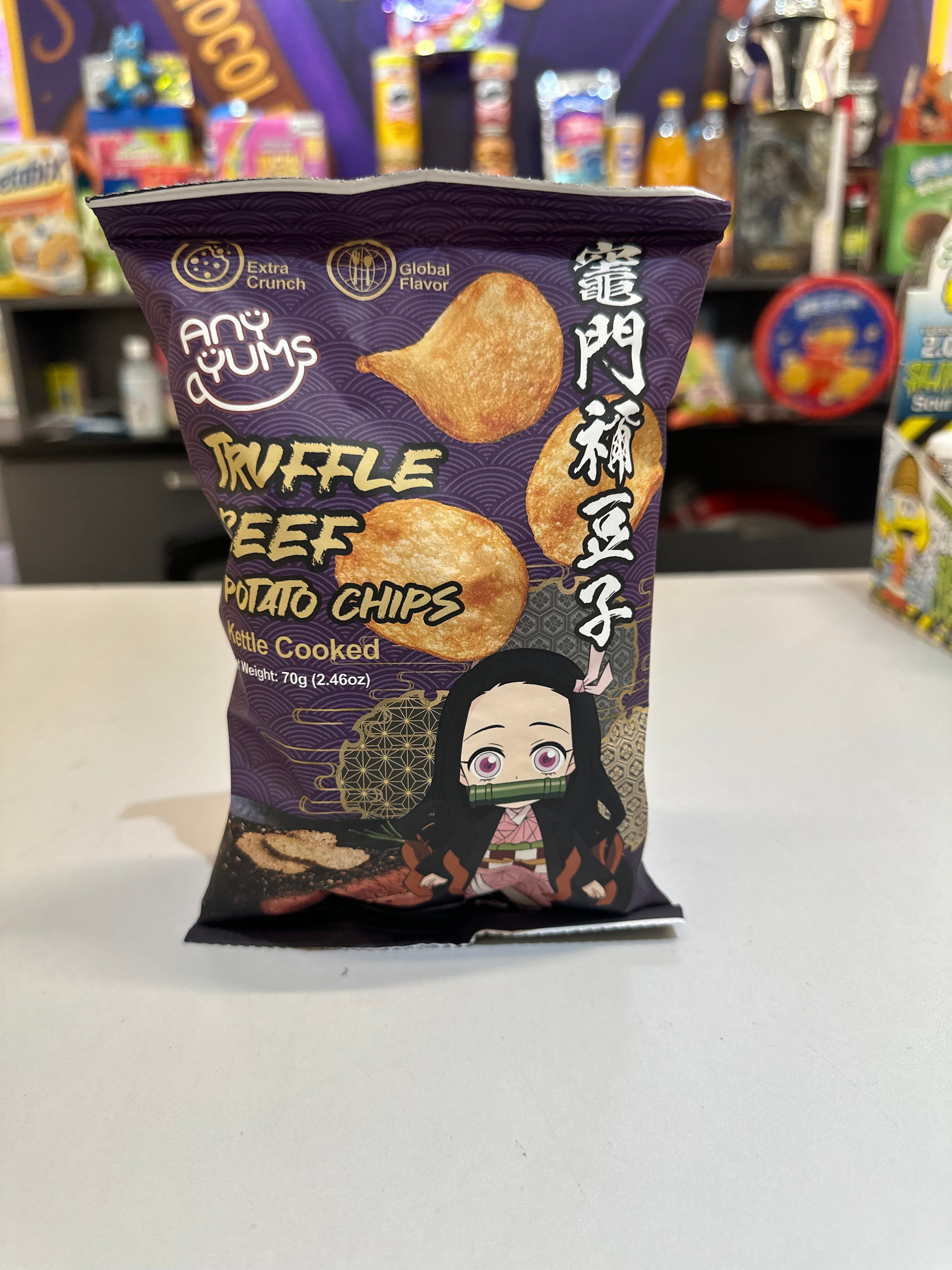 Demon Slayer Kettle Cooked Chips Truffle Beef (70g)