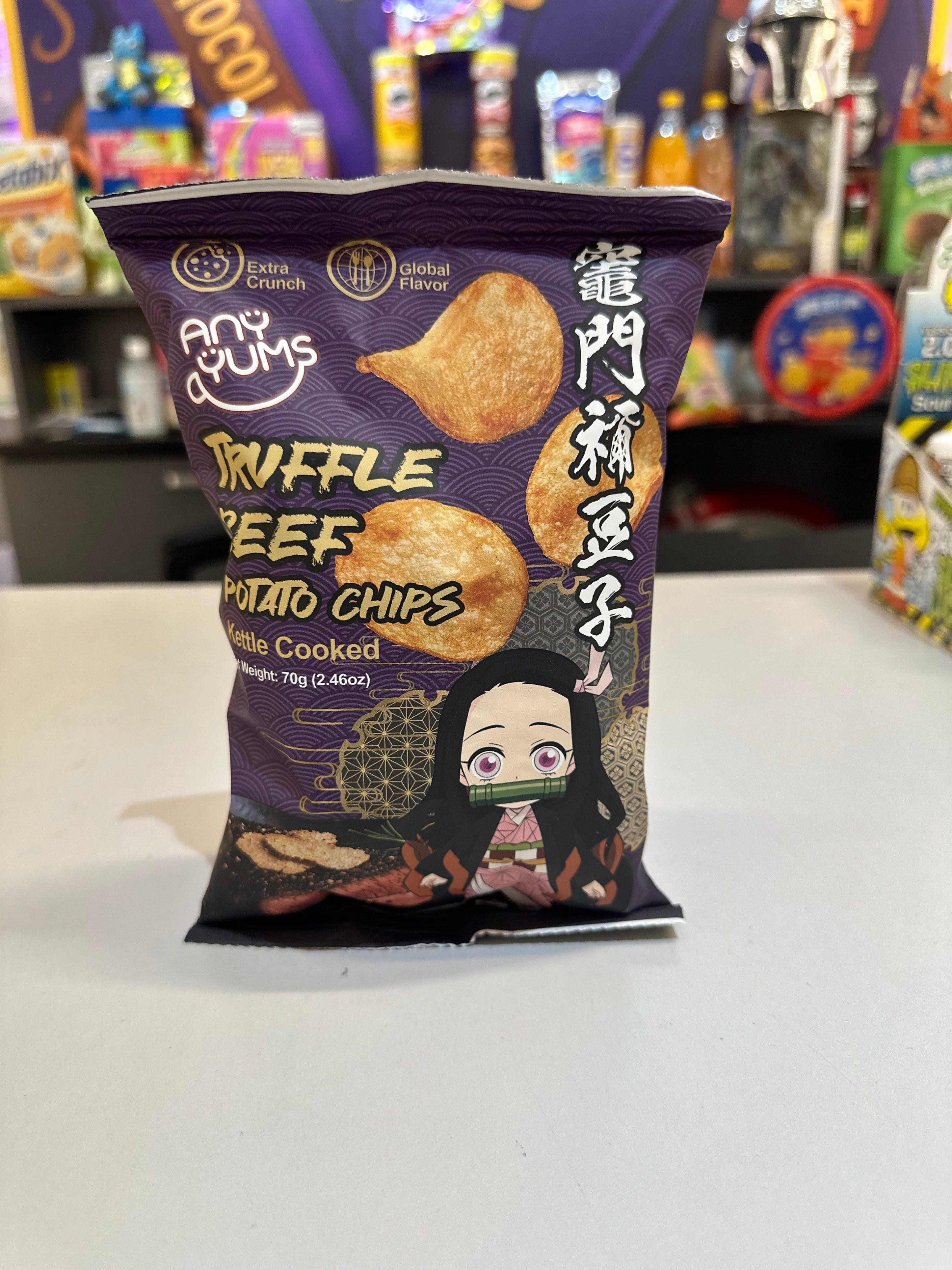 Demon Slayer Kettle Cooked Chips Truffle Beef (70g)