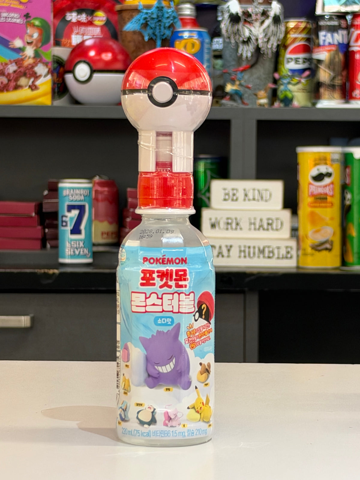 Pokemon “Original Soda” Juice with mystery Pokemon Figure!!