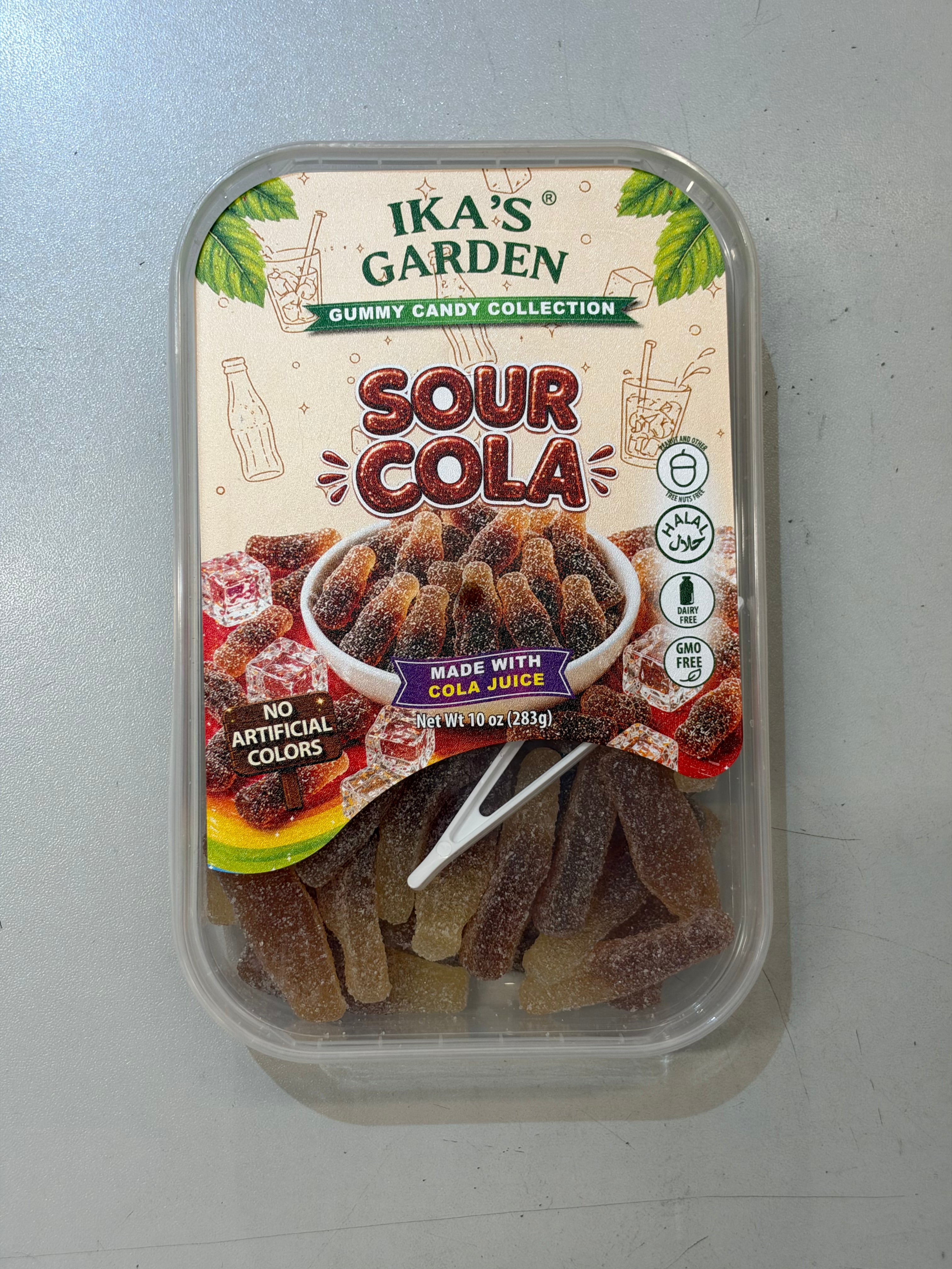 Ika’s Garden Sour Cola Gummies (283g) (Gluten Free!)